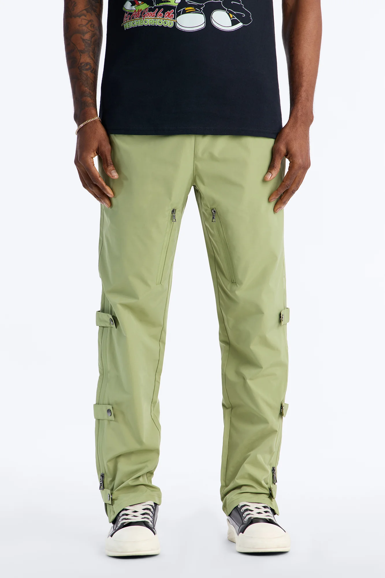 Slim Odyssey Multi Strap Pant - Sage