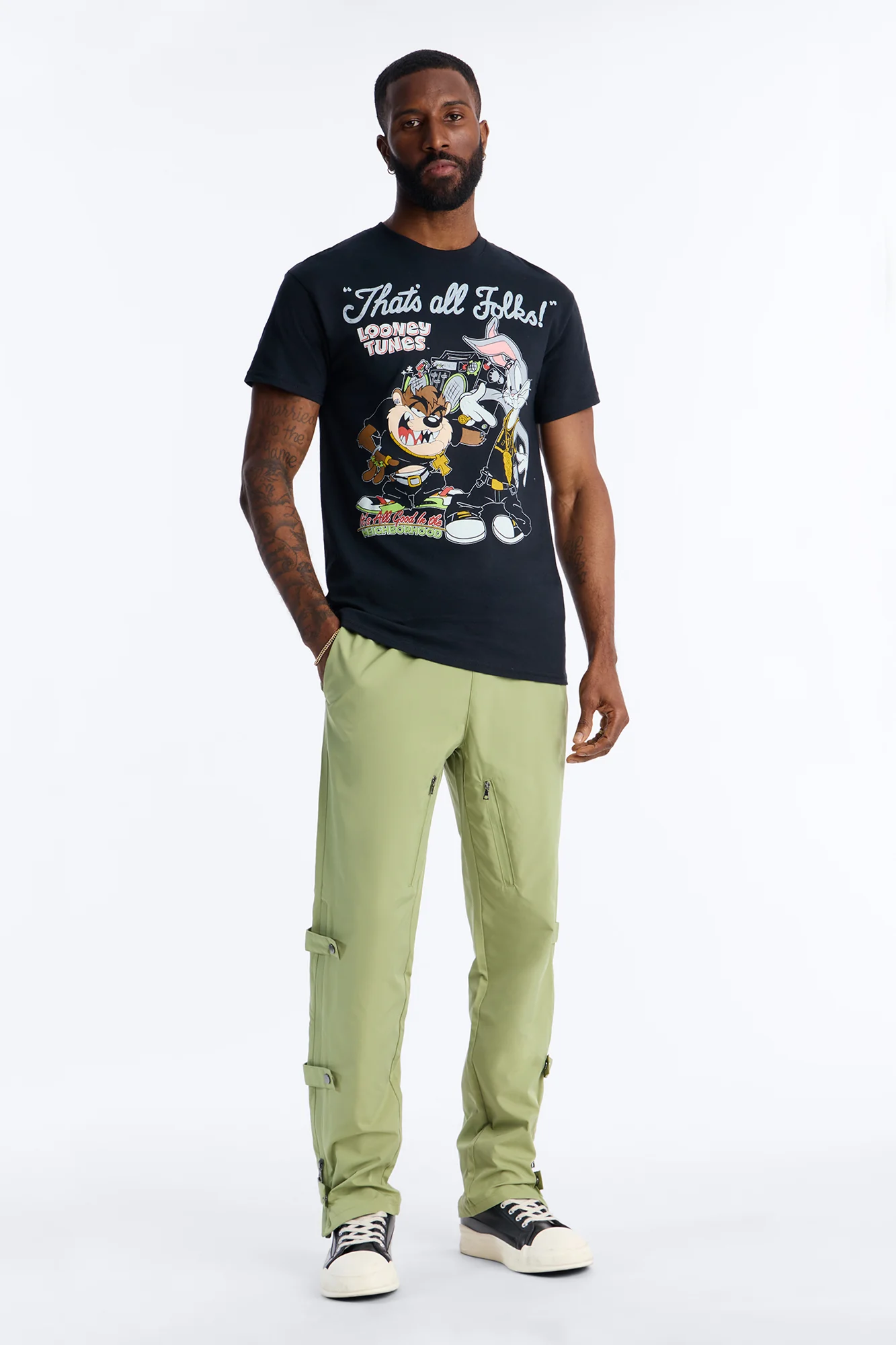 Slim Odyssey Multi Strap Pant - Sage - Image 3