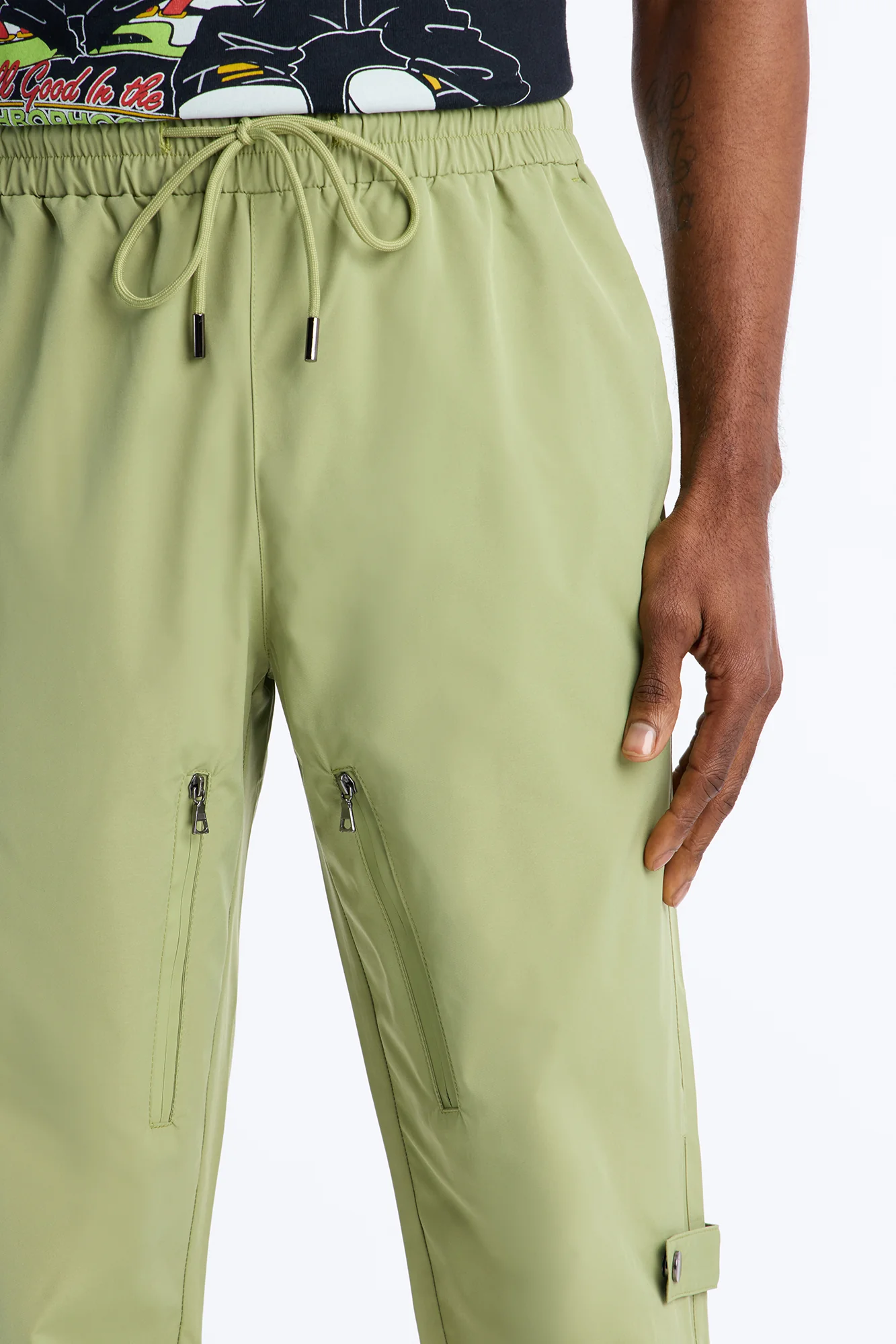 Slim Odyssey Multi Strap Pant - Sage - Image 4