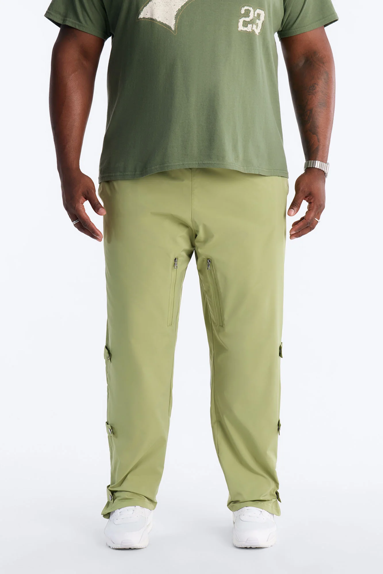 Slim Odyssey Multi Strap Pant - Sage - Image 6