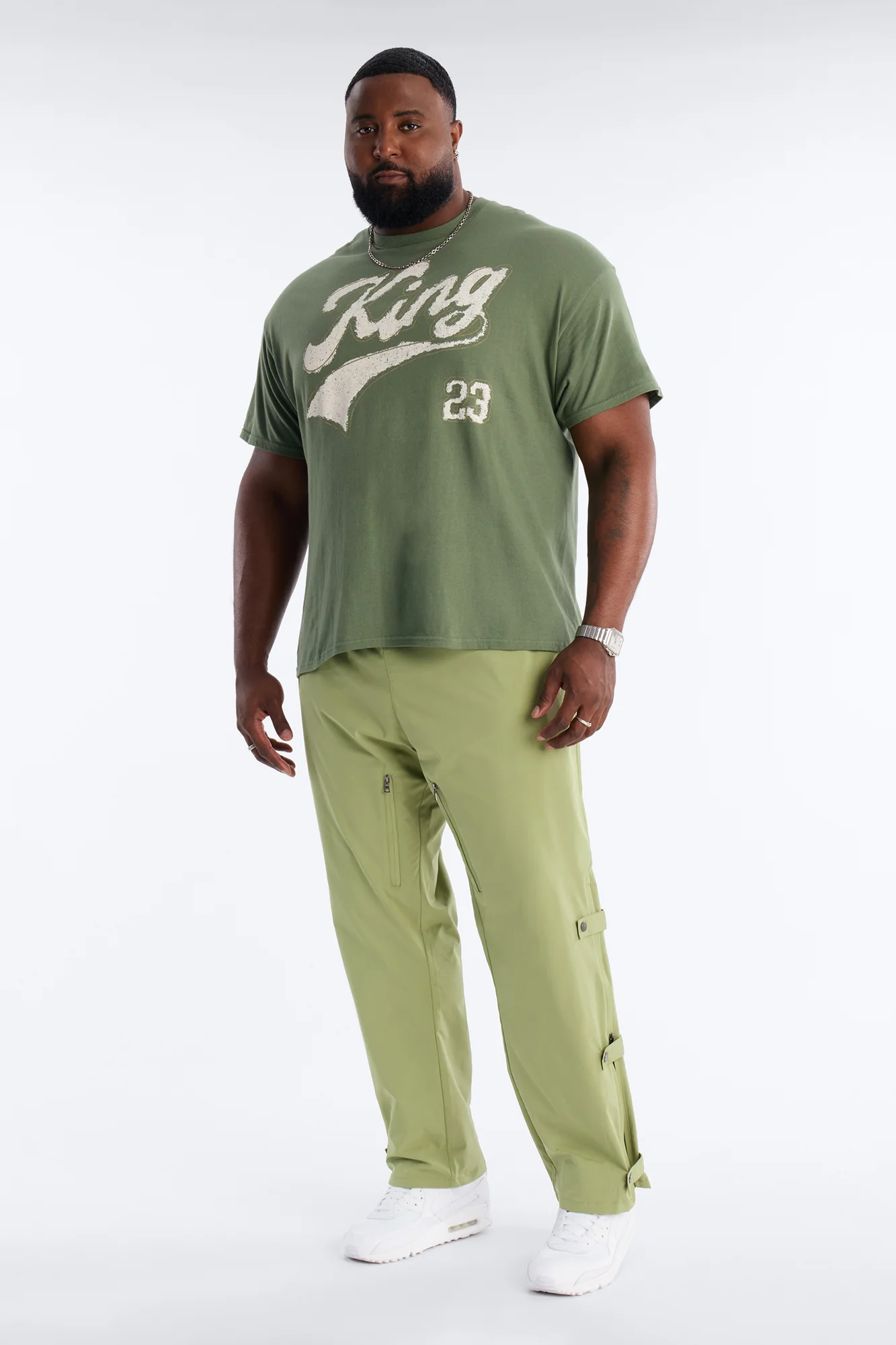Slim Odyssey Multi Strap Pant - Sage - Image 7