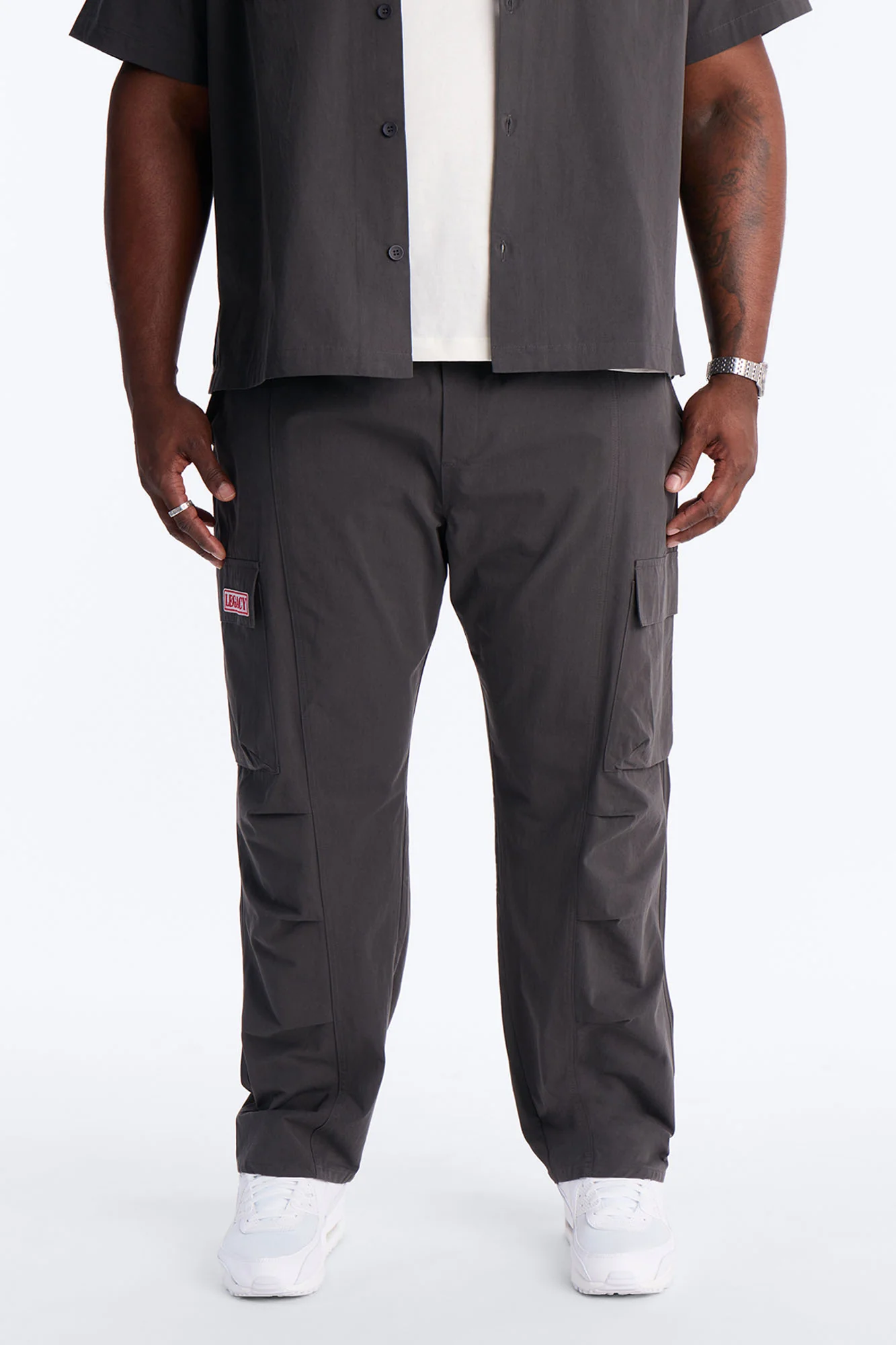 Slim Social Project Utility Pant - Grey - Image 4