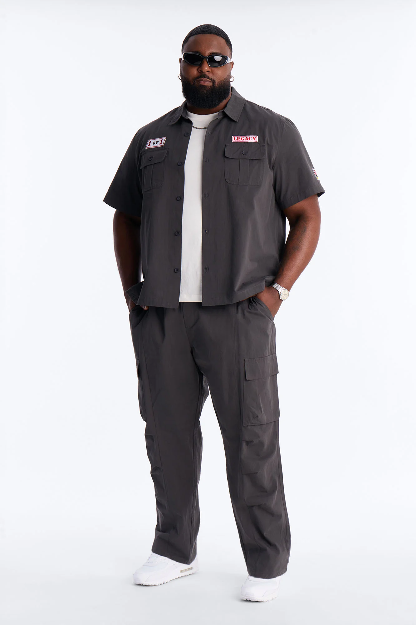 Slim Social Project Utility Pant - Grey - Image 5