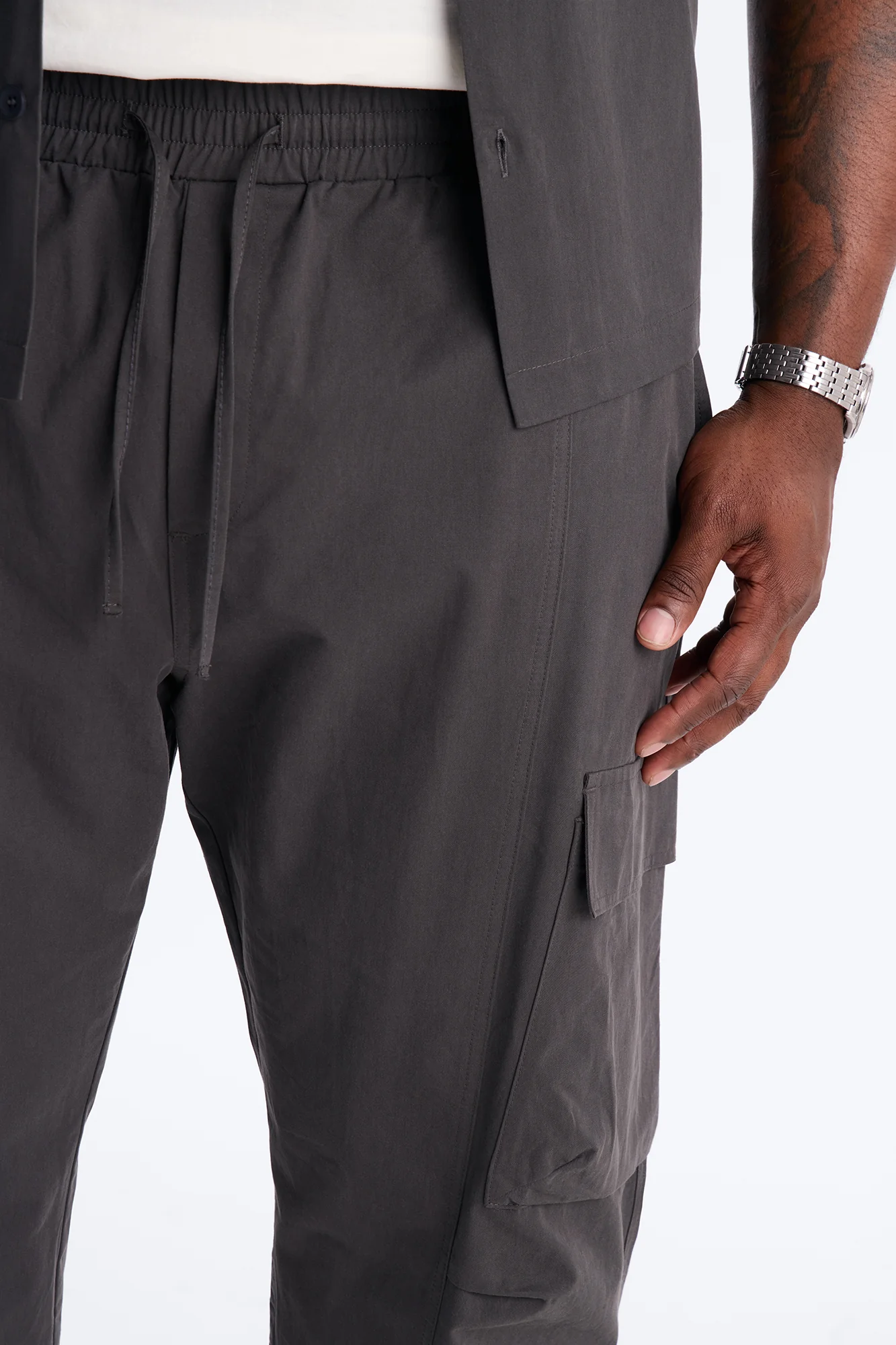 Slim Social Project Utility Pant - Grey - Image 6