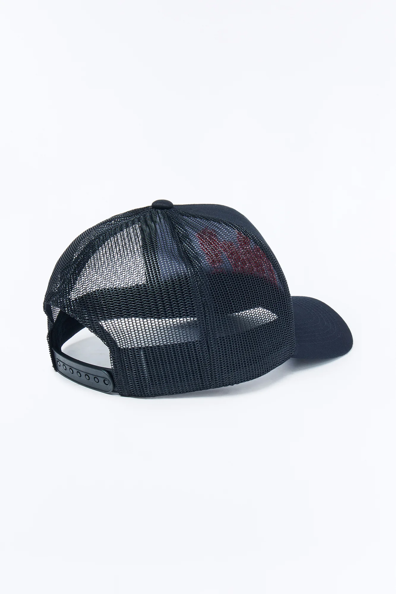Smiling Ok Patch Snapback Trucker Hat - Black - Image 4