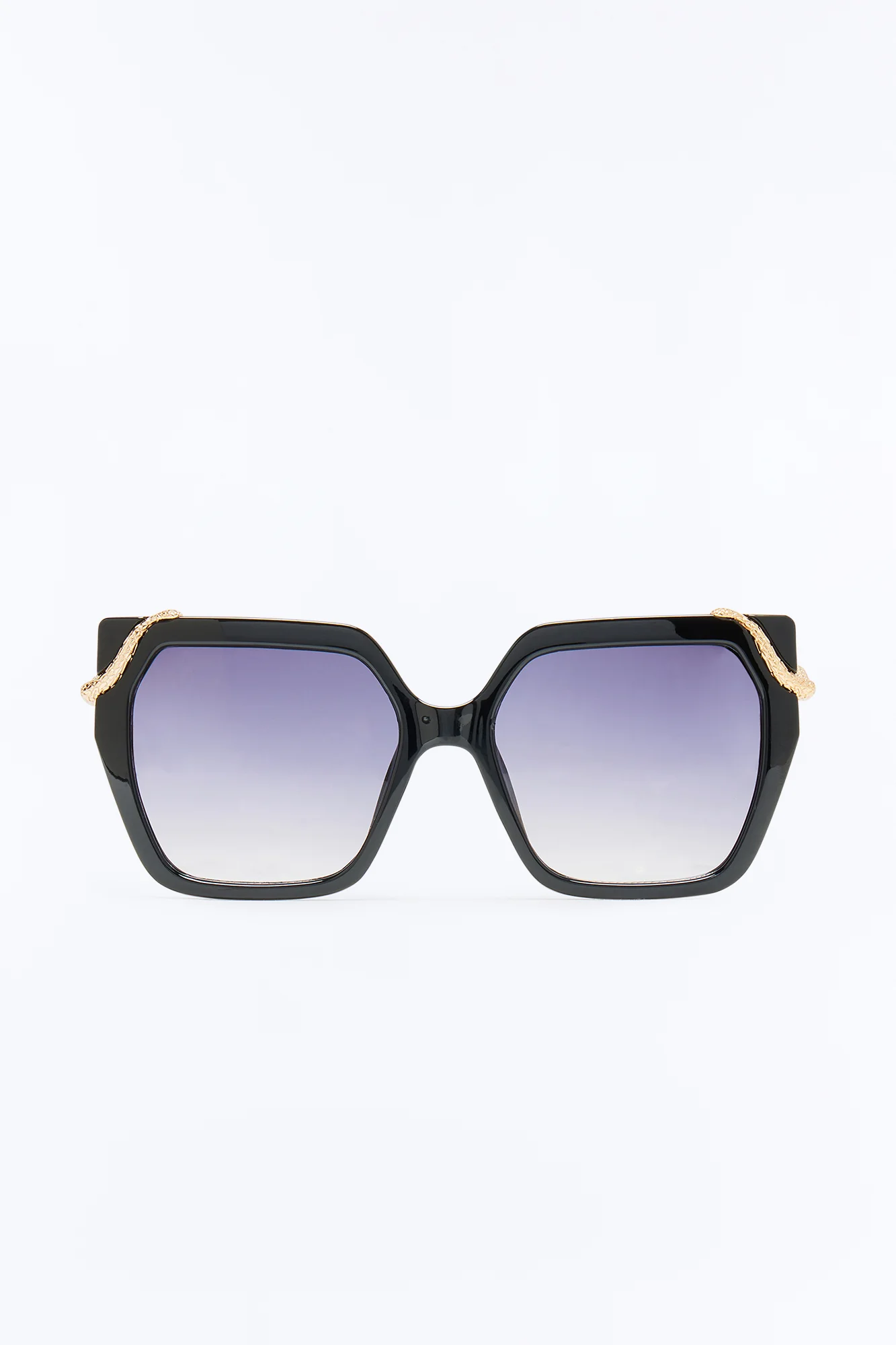 Snake Venom Cat Eye Sunglasses - Black/Grey - Image 3