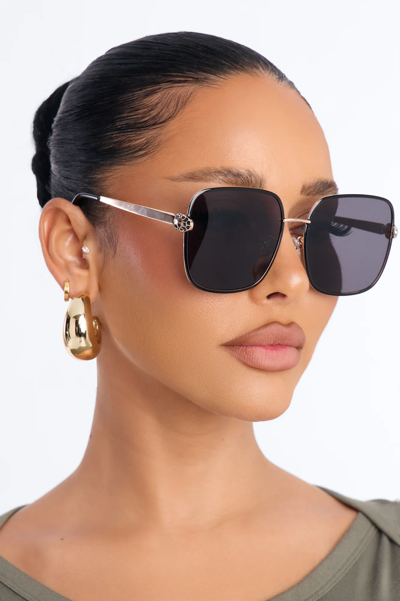 Sneaking Up Sunglasses - Black - Image 2