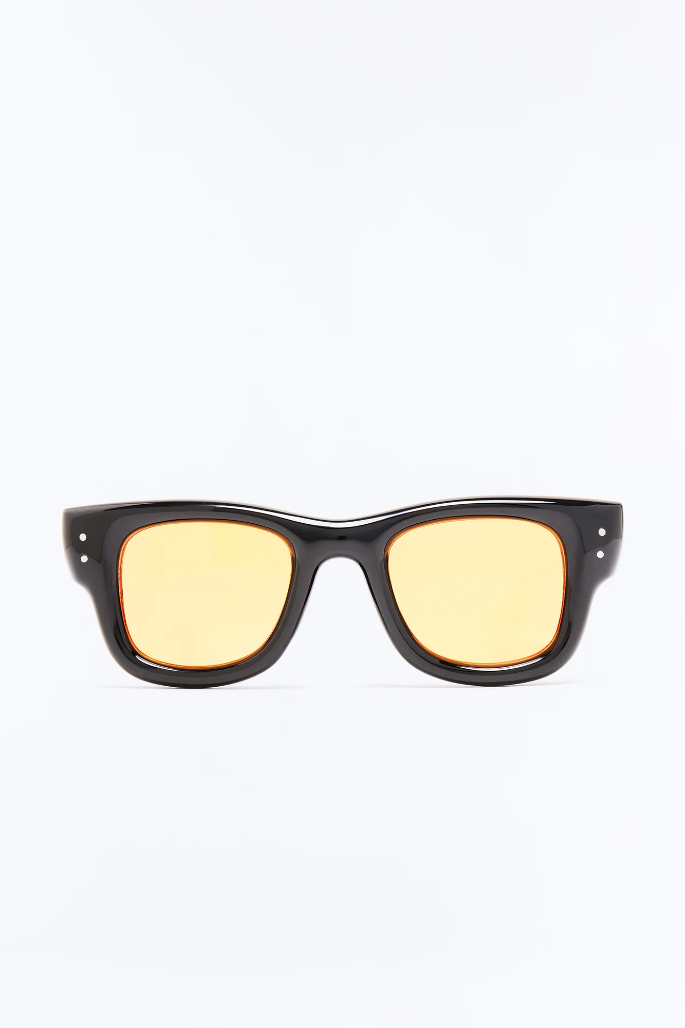 So Care Free Sunglasses - Black/Orange