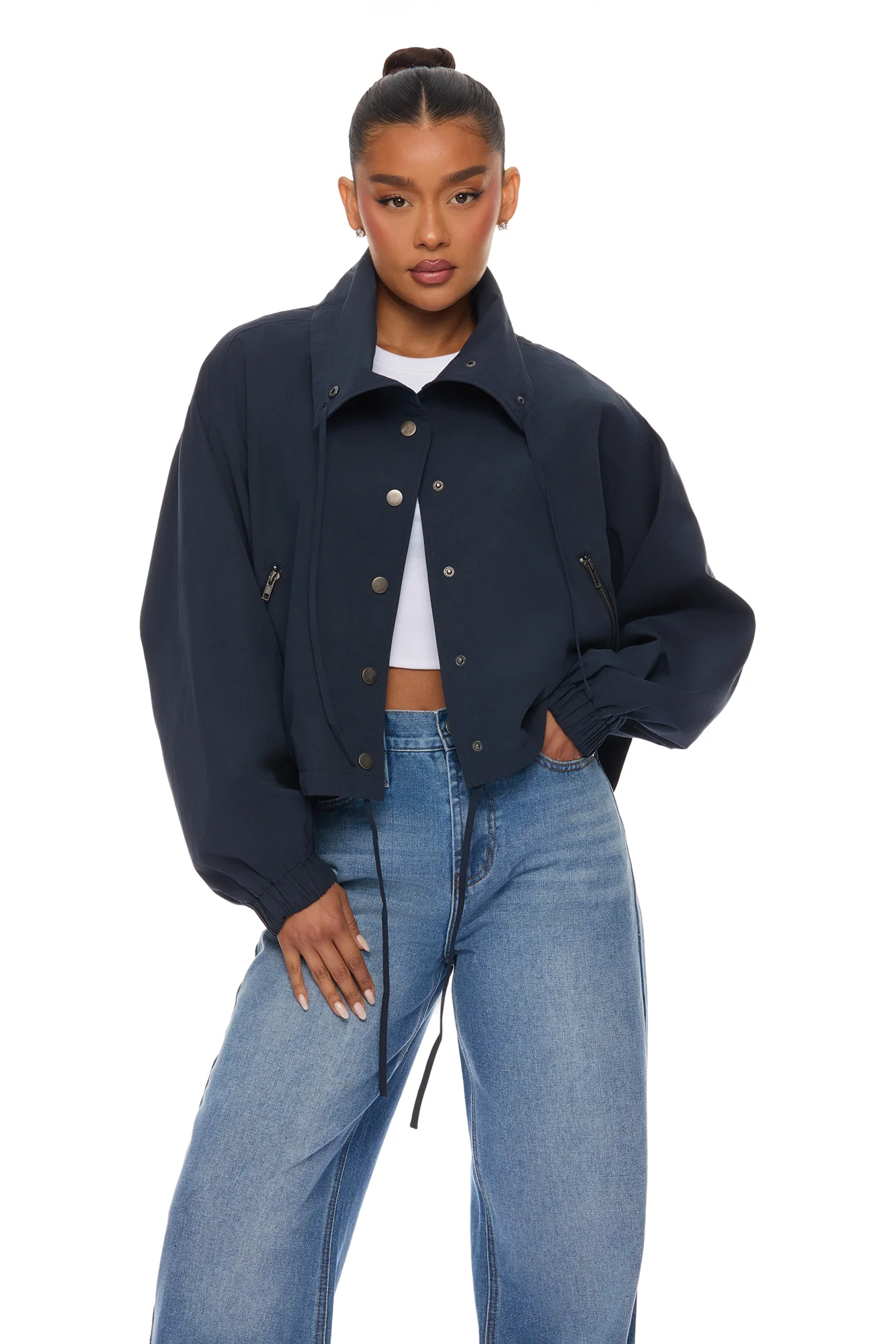 So Effortless Cargo Jacket - Navy