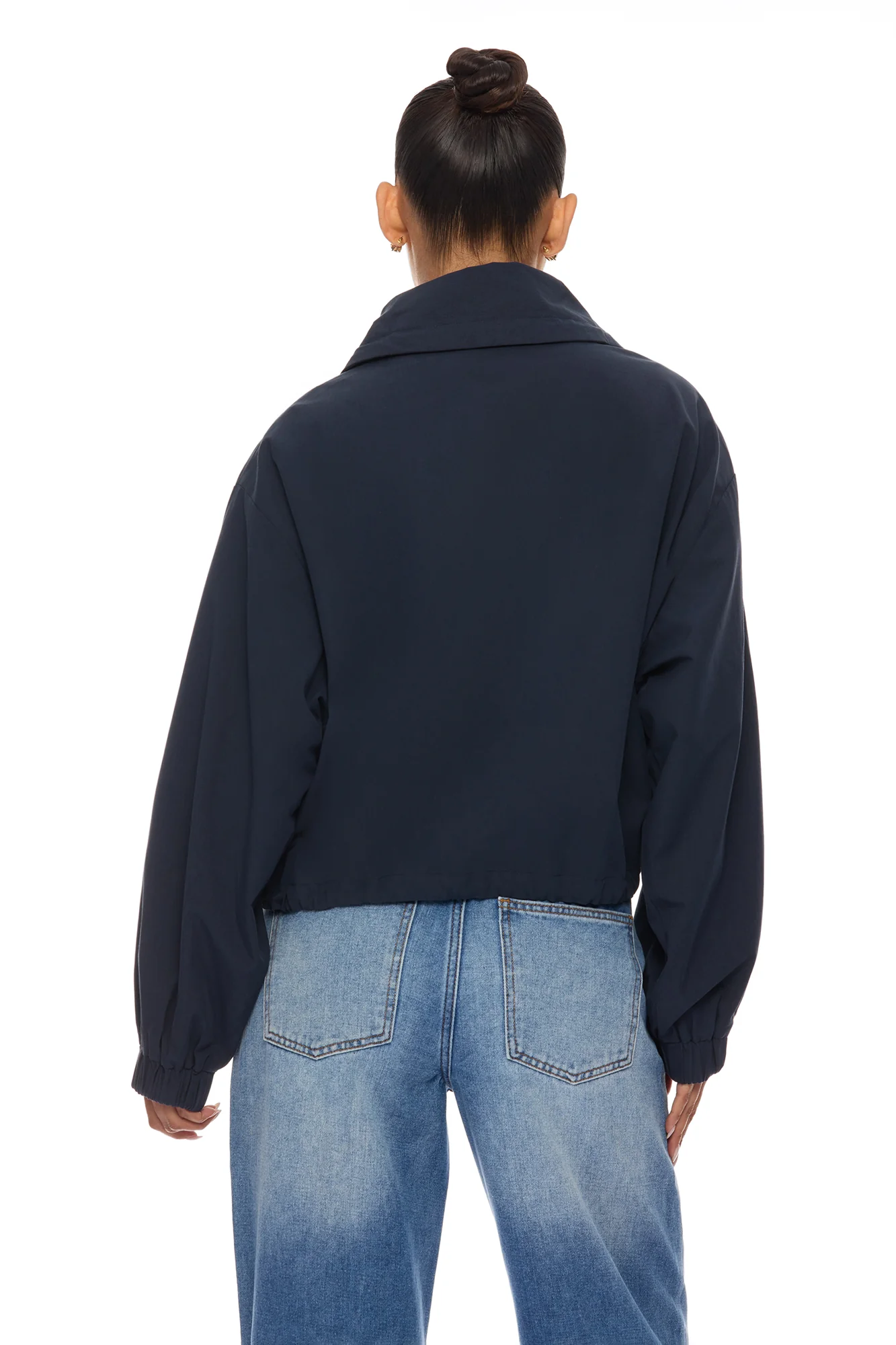 So Effortless Cargo Jacket - Navy - Image 4