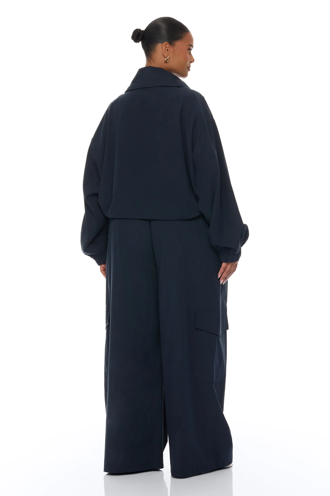 So Effortless Cargo Jacket - Navy - Image 9