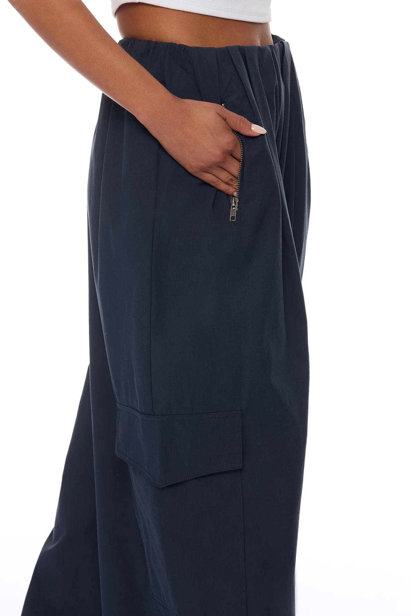 So Effortless Cargo Pant - Navy - Image 3