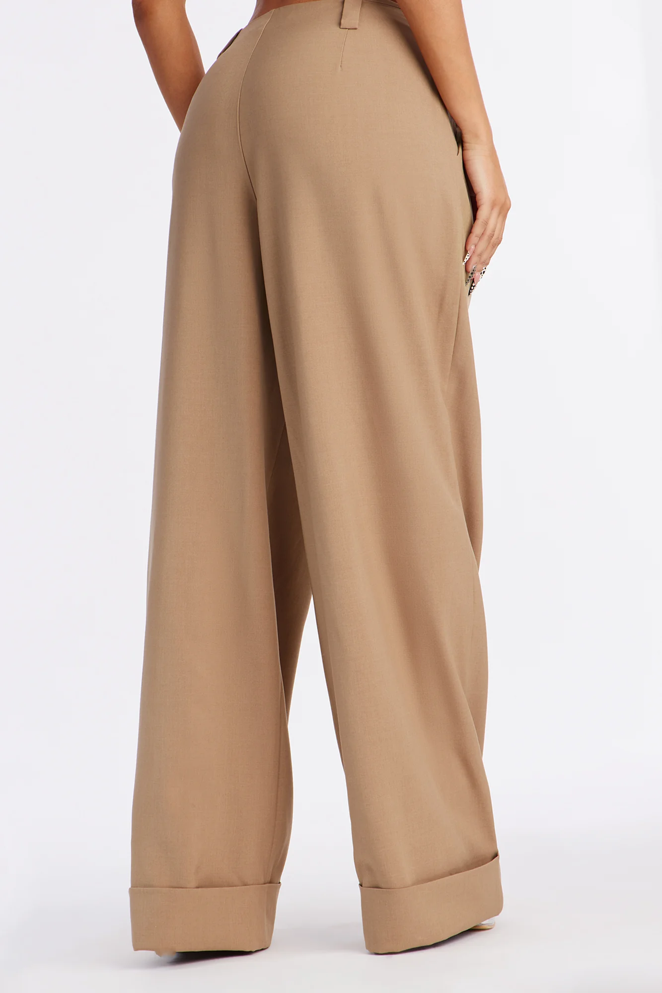 So Professional Low Rise Trouser Pants 33″ - Mocha - Image 3