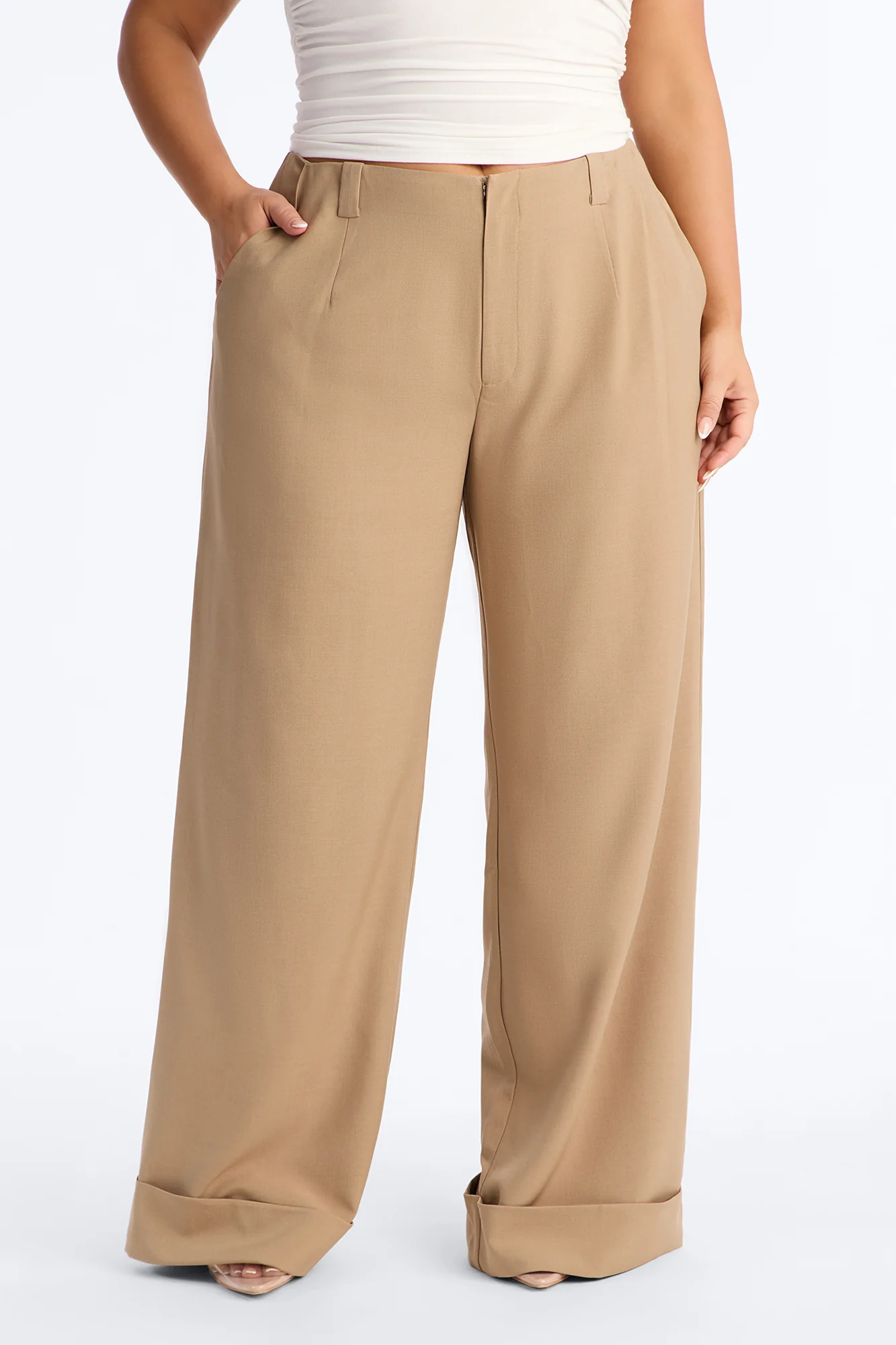 So Professional Low Rise Trouser Pants 33″ - Mocha - Image 5