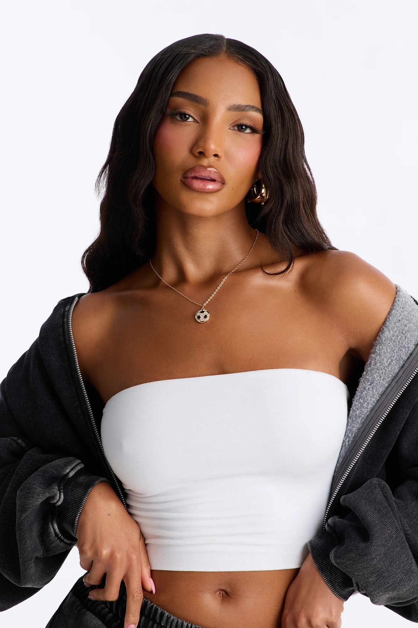 Soccer Mami Necklace - Black/Gold - Image 2