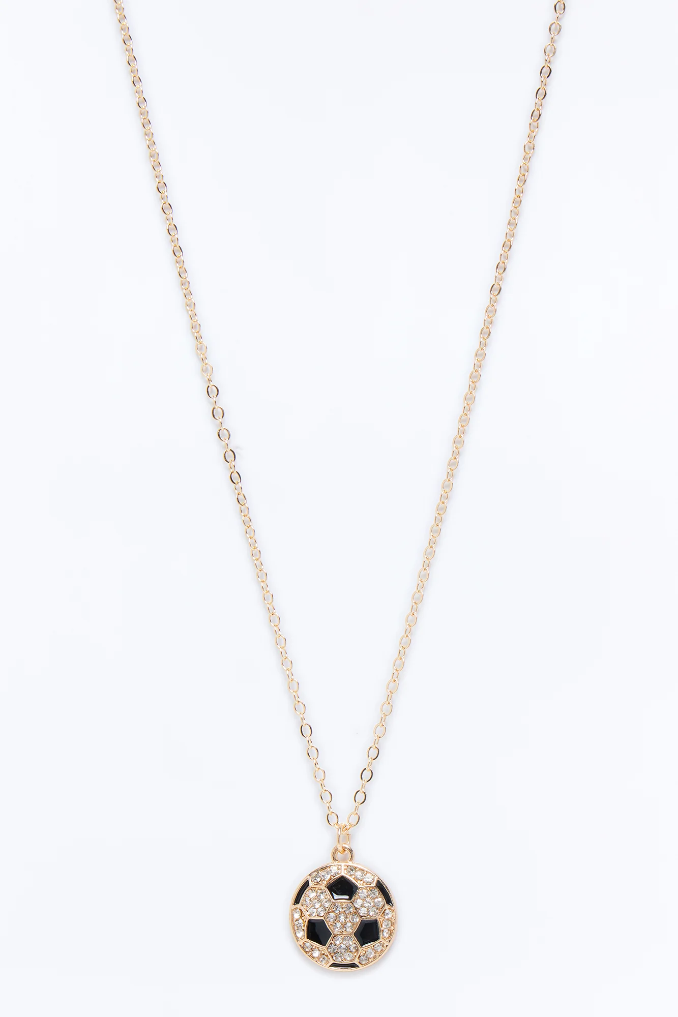 Soccer Mami Necklace - Black/Gold - Image 3