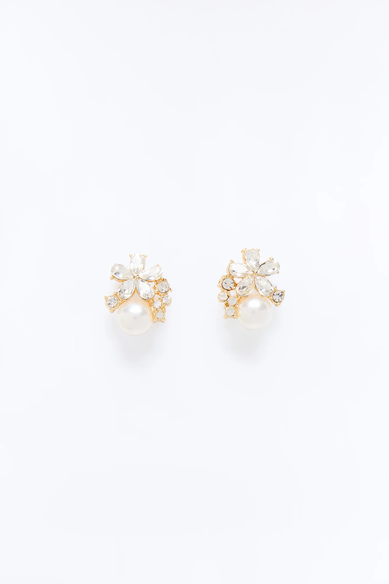 Soft Crush Stud Earrings - Gold - Image 3