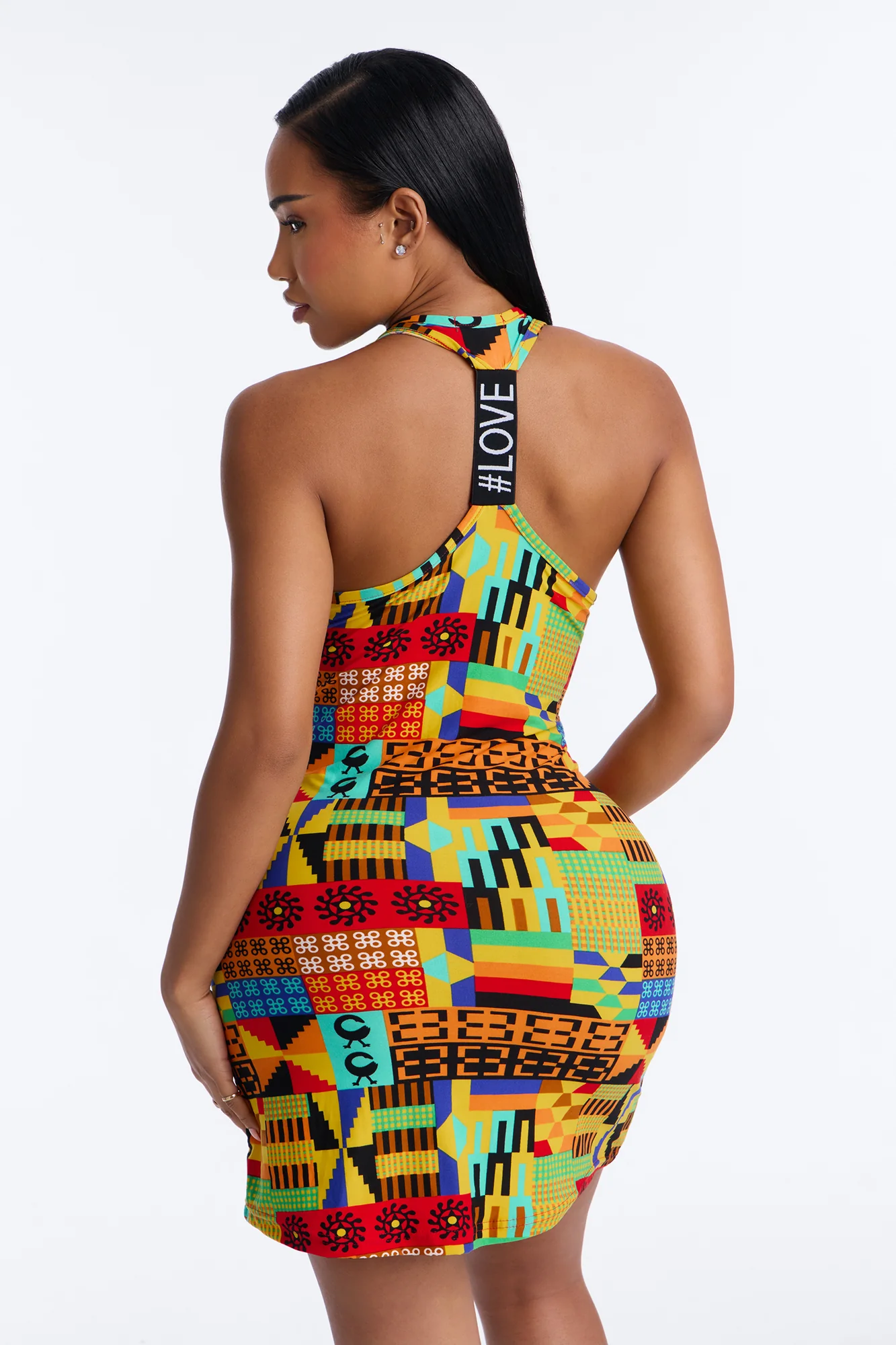 Soft For You Abstract PJ Sleep Dress - Multi Color - Image 3