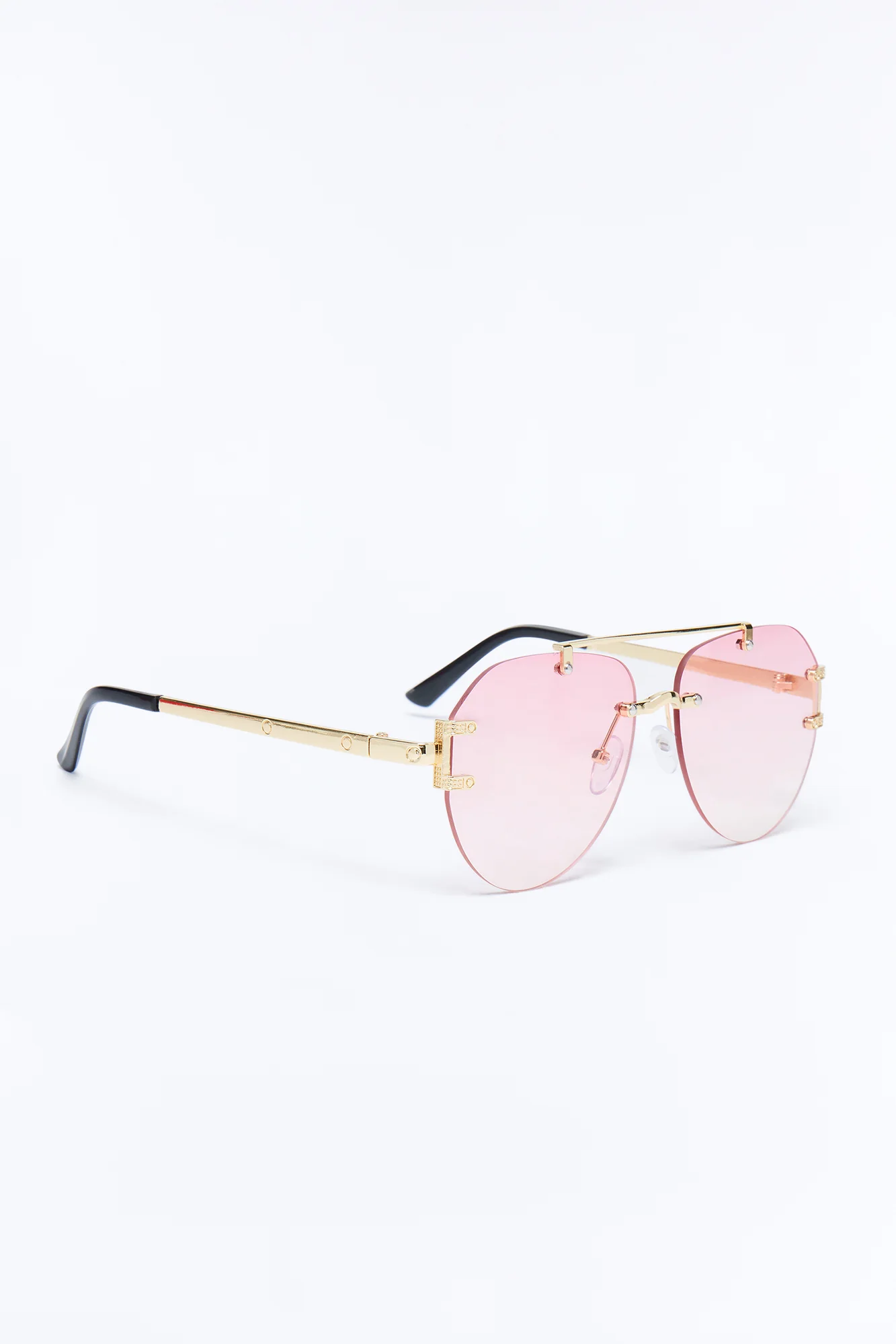 Soft Sky Sunglasses - Gold/Pink - Image 4