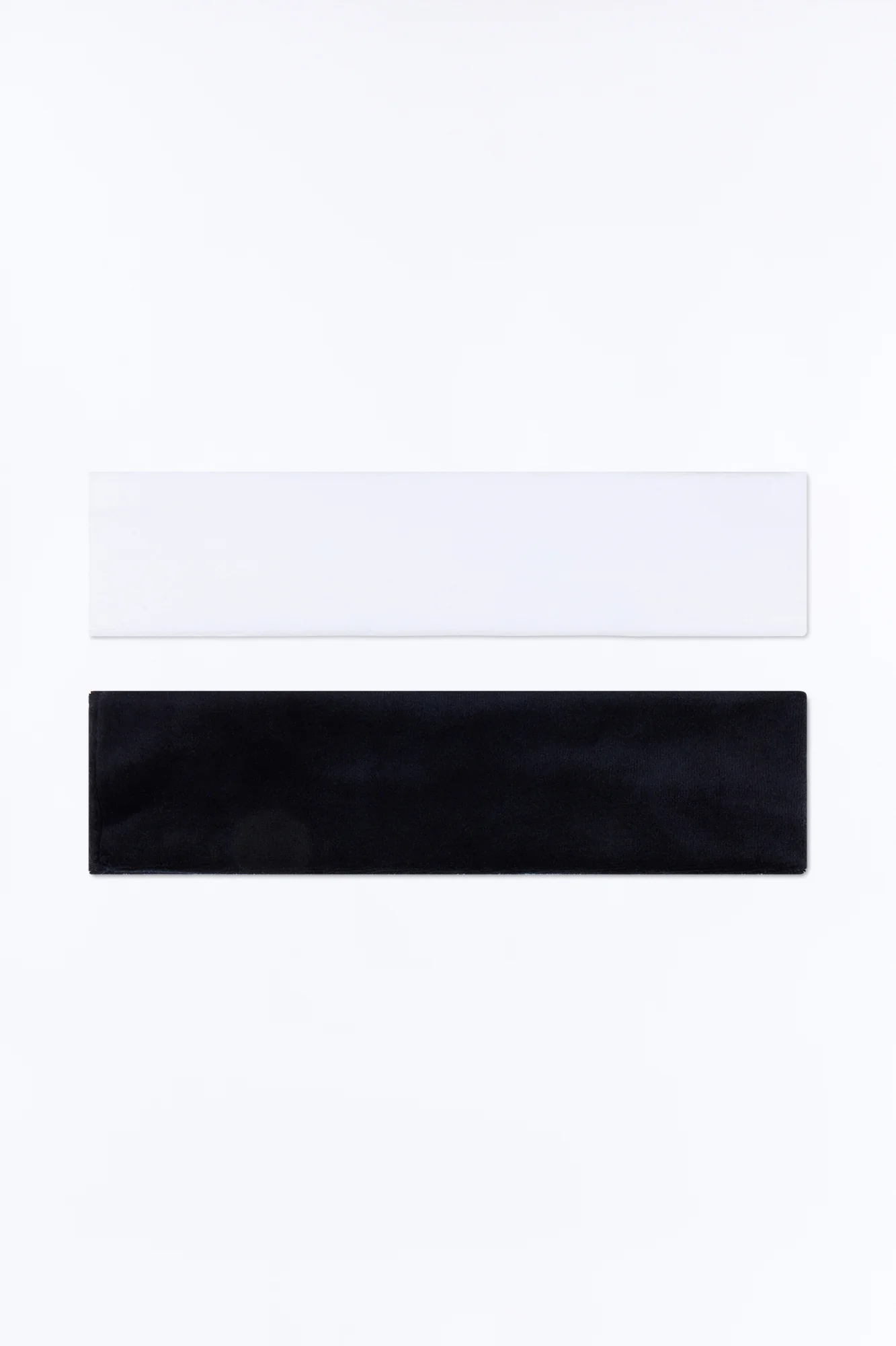 Softest Touch 2 Piece Headband Set - White/Black