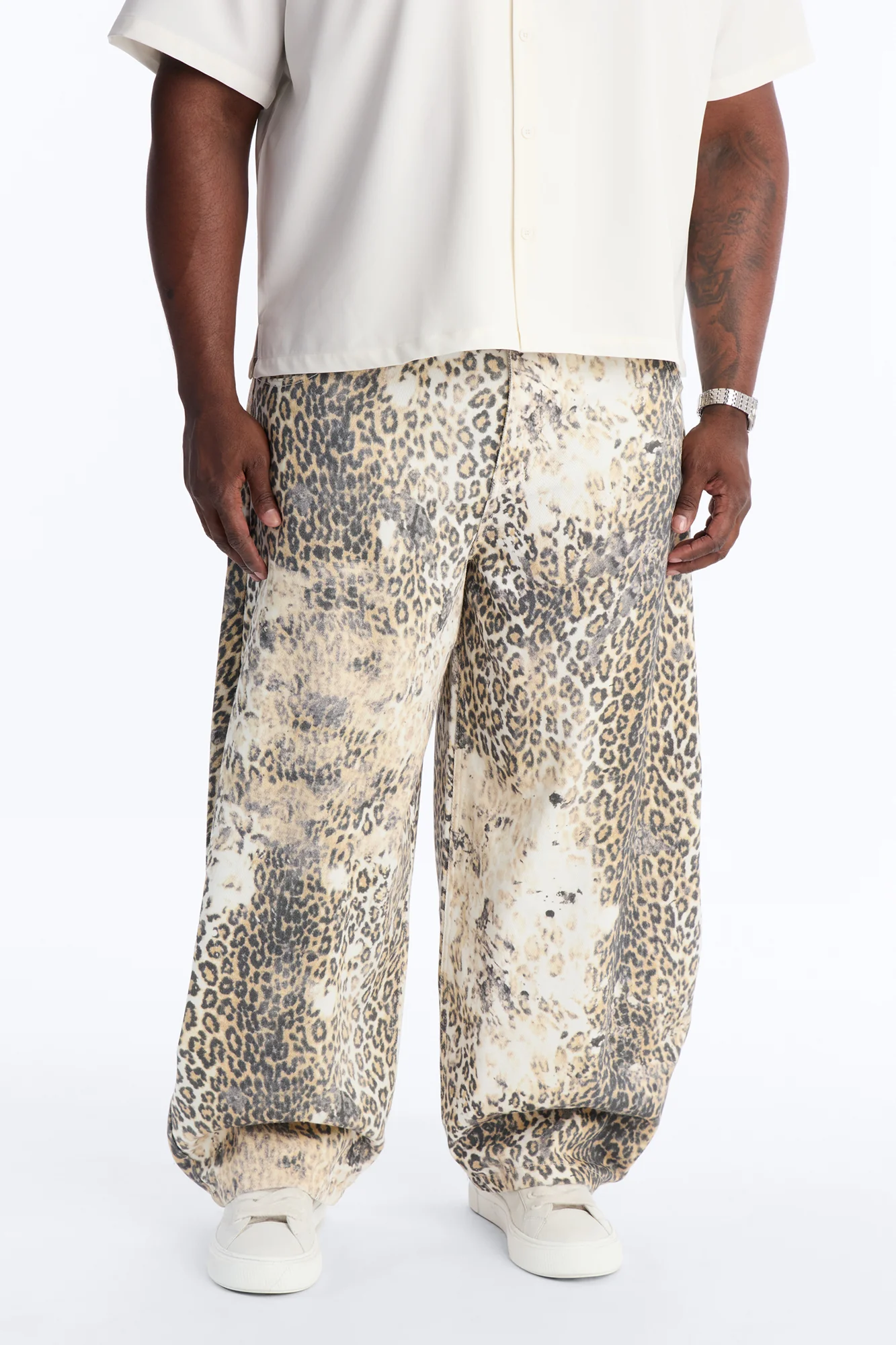 Soho Barrel Jean - Leopard - Image 5