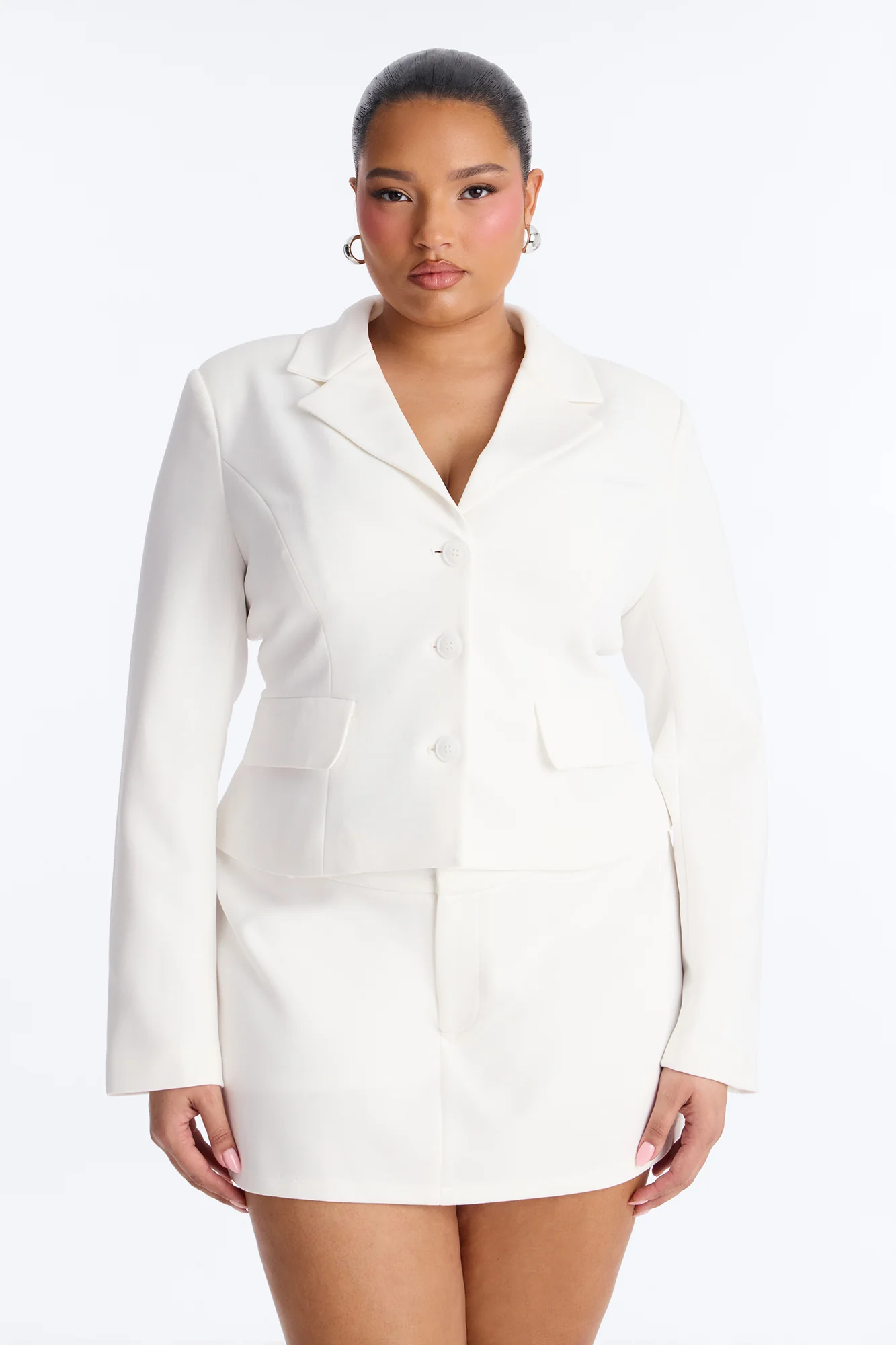 Somewhere In Paris Blazer - White - Image 4