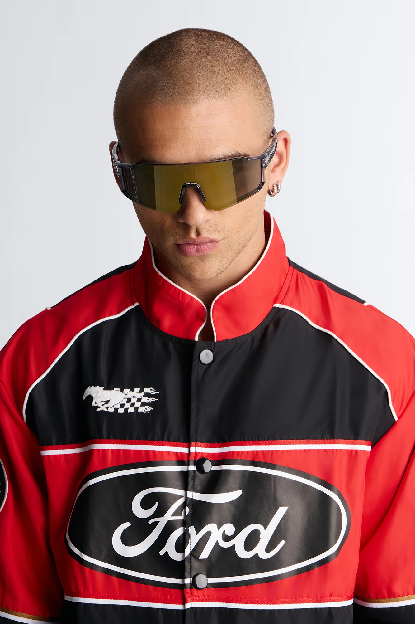 Soundwaves Spectrum Sport Wrap Sunglasses - Grey - Image 2