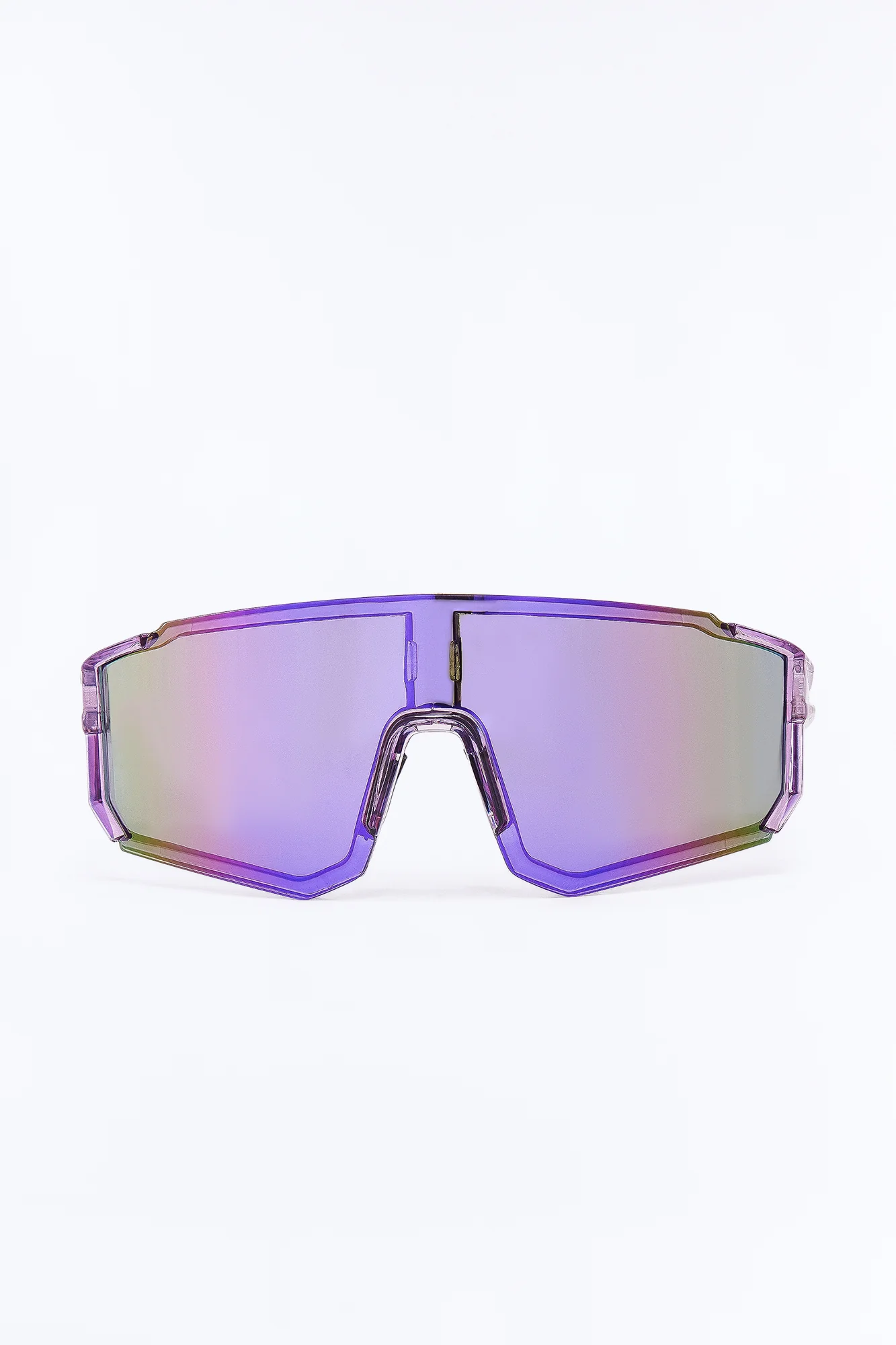 Soundwaves Spectrum Sport Wrap Sunglasses - Purple - Image 3
