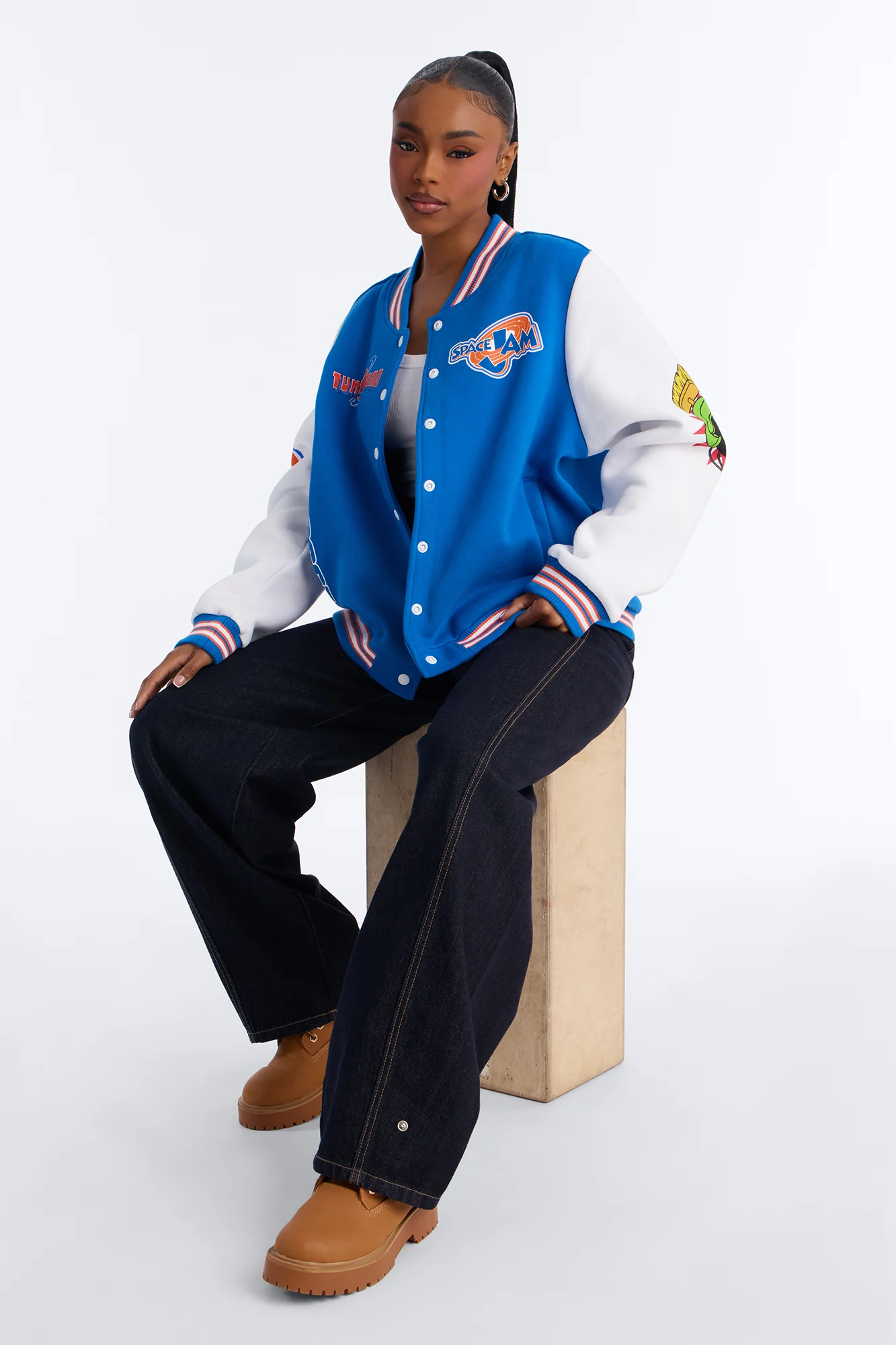 Space Jam Tune Squad Fleece Jacket - Blue - Image 2