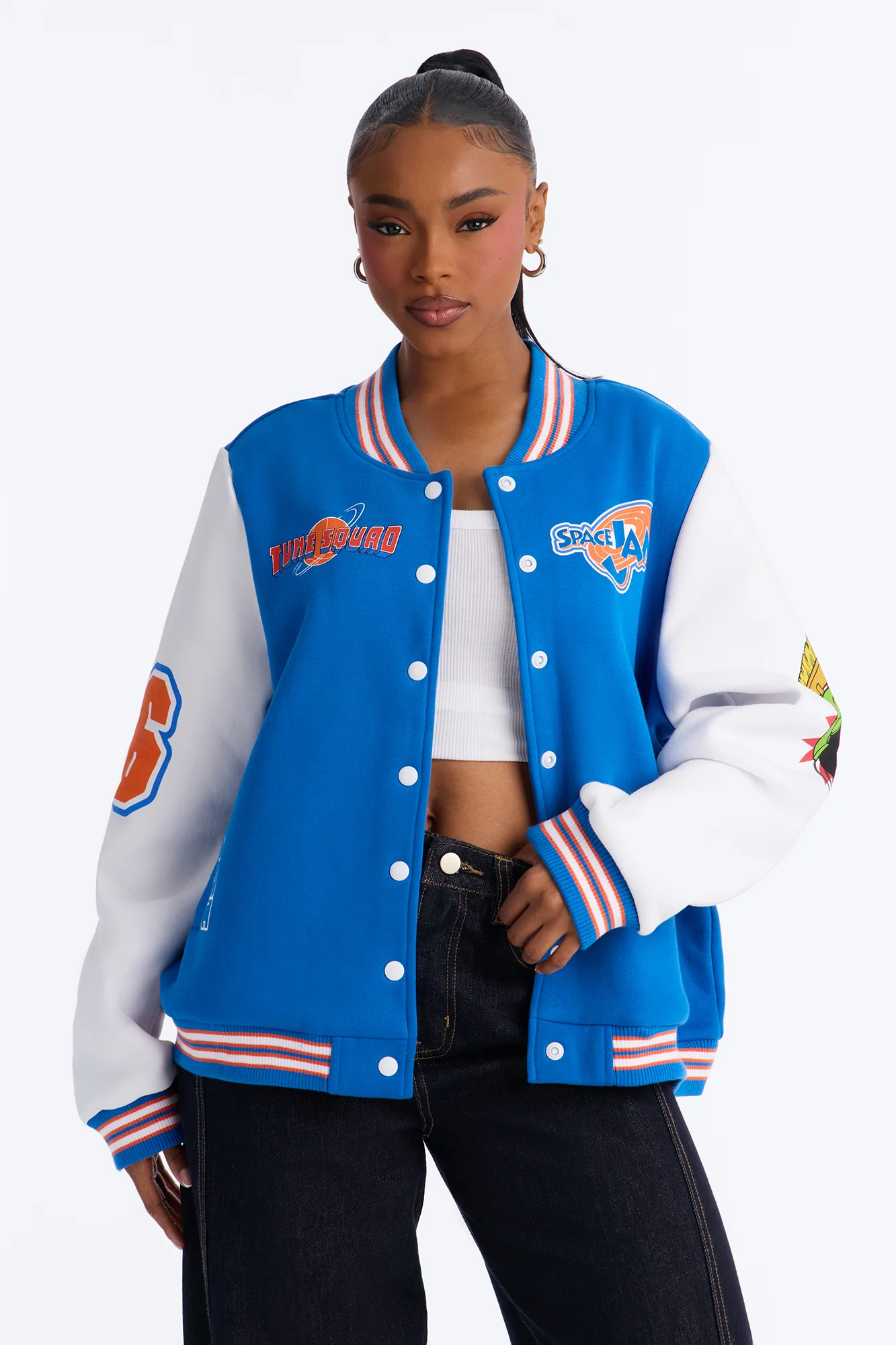 Space Jam Tune Squad Fleece Jacket - Blue - Image 3