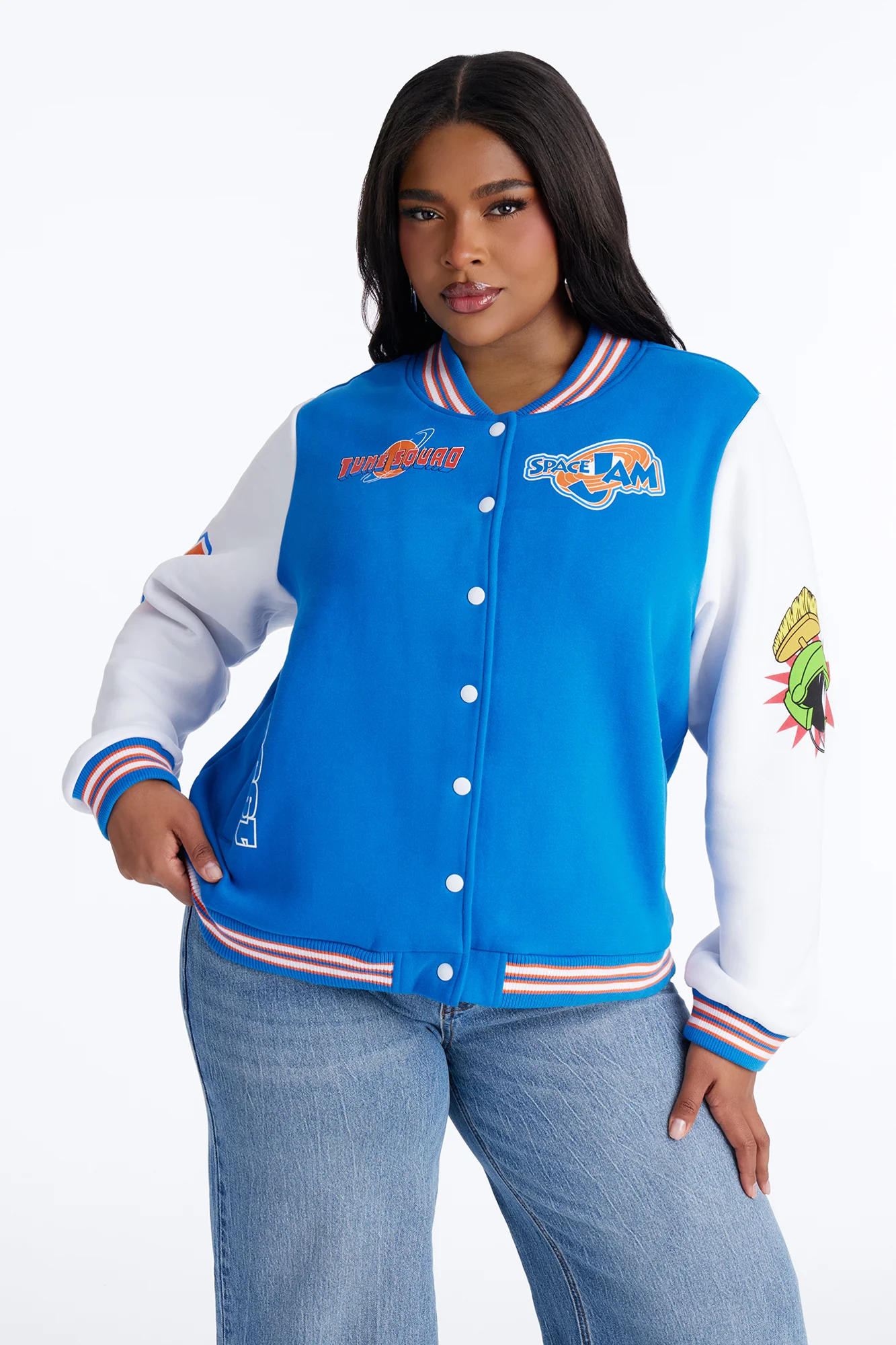 Space Jam Tune Squad Fleece Jacket - Blue - Image 5