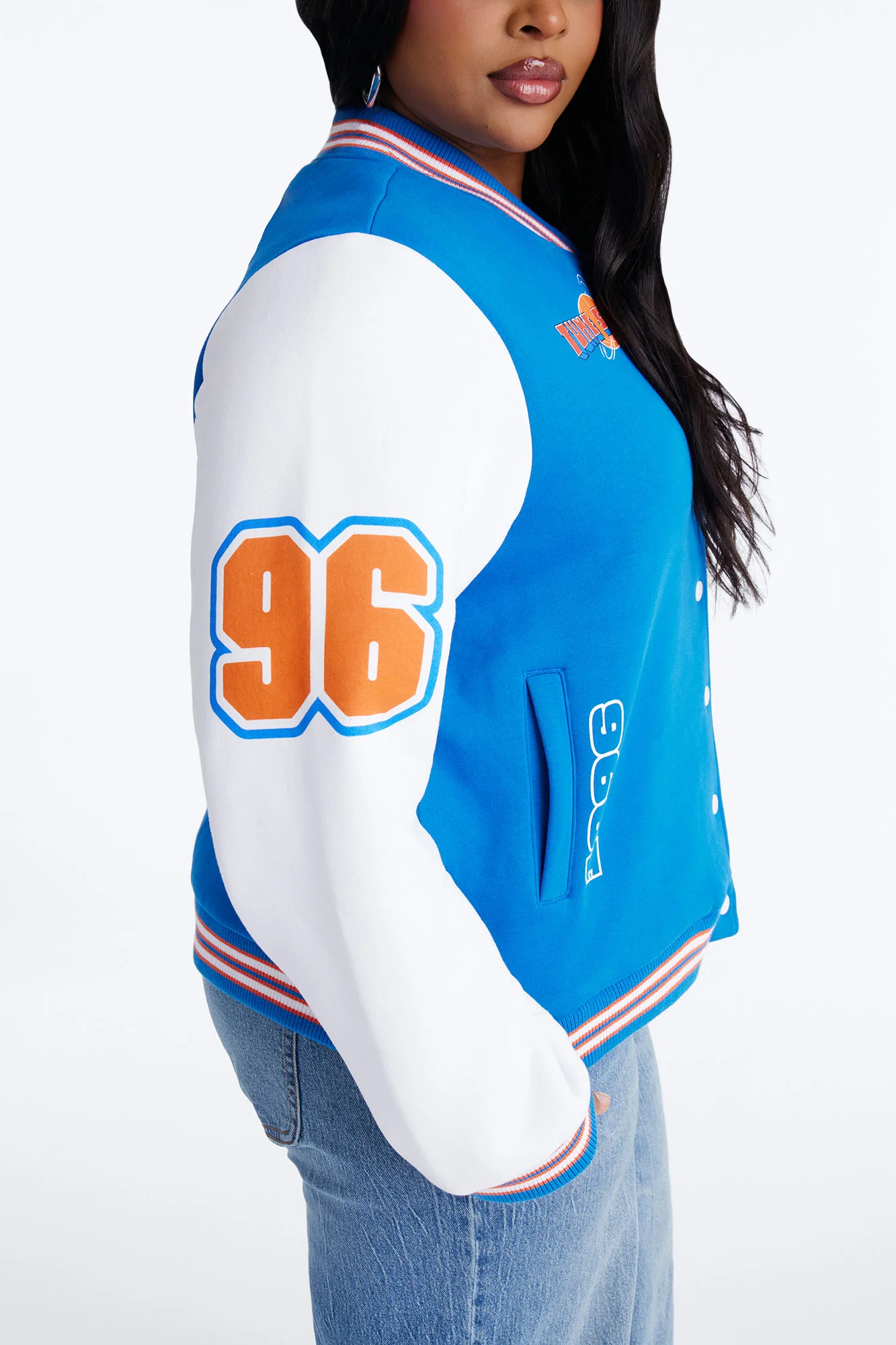Space Jam Tune Squad Fleece Jacket - Blue - Image 7