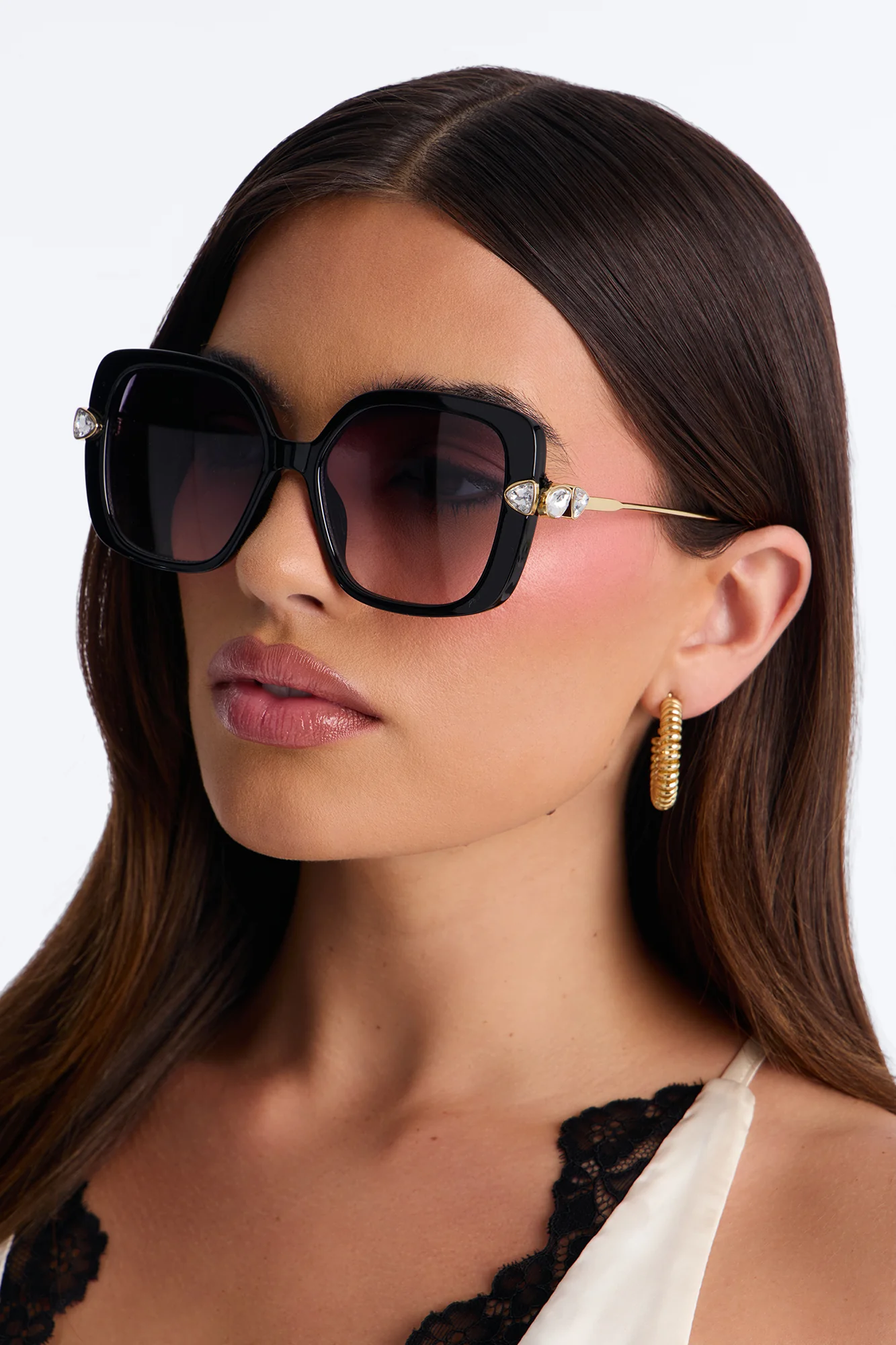 Sparkle In My Eye Sunglasses - Black