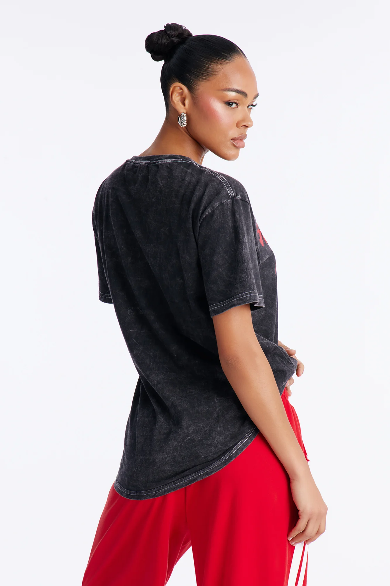 Spiderman Poses Washed Tee - Black Wash - Image 4