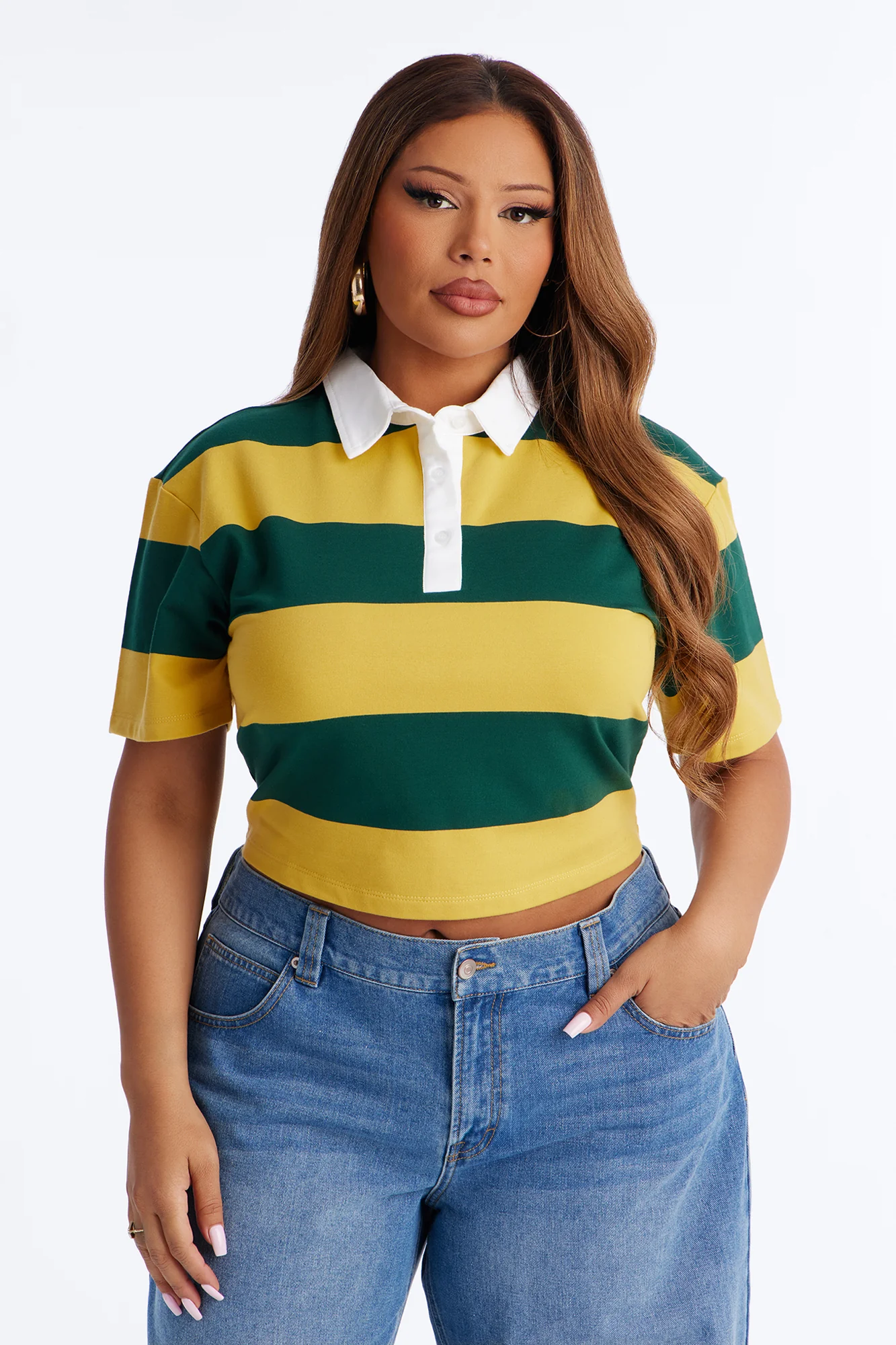 Sporty Era Polo Shirt - Yellow/combo - Image 5