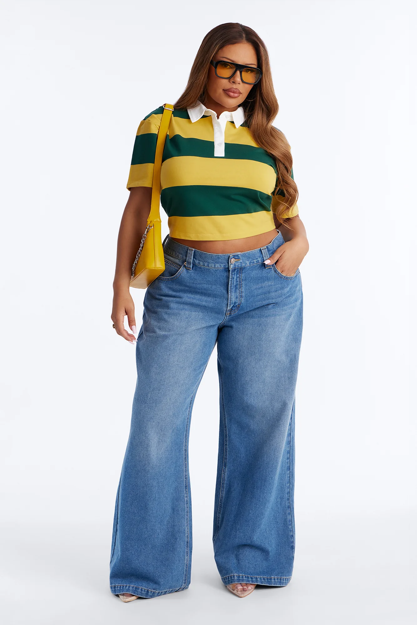 Sporty Era Polo Shirt - Yellow/combo - Image 6