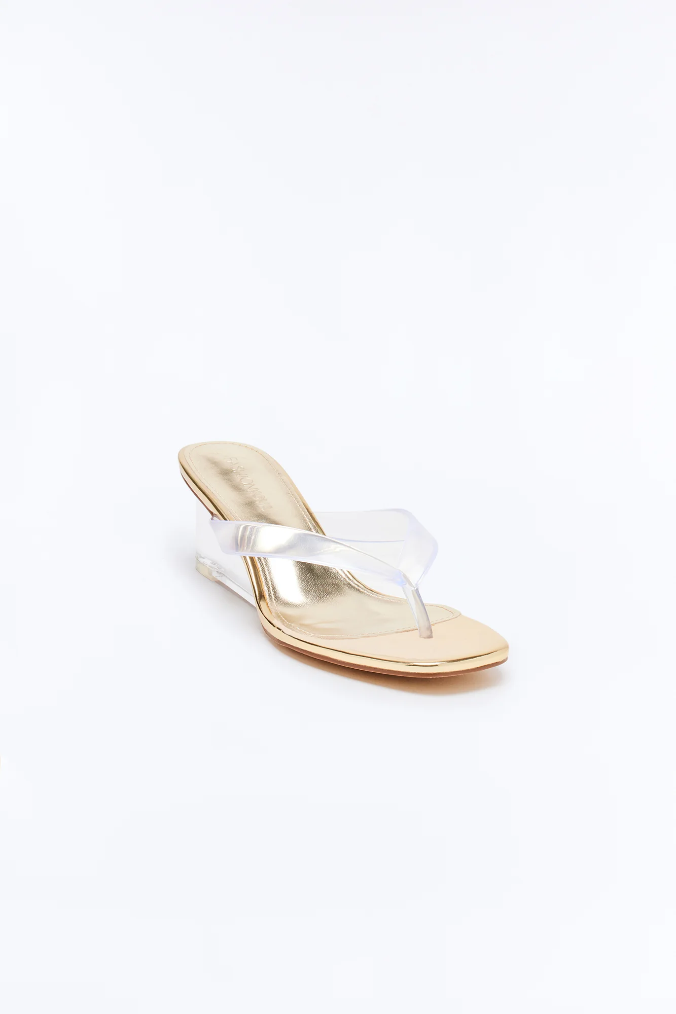 Spree Thong Wedges - Gold