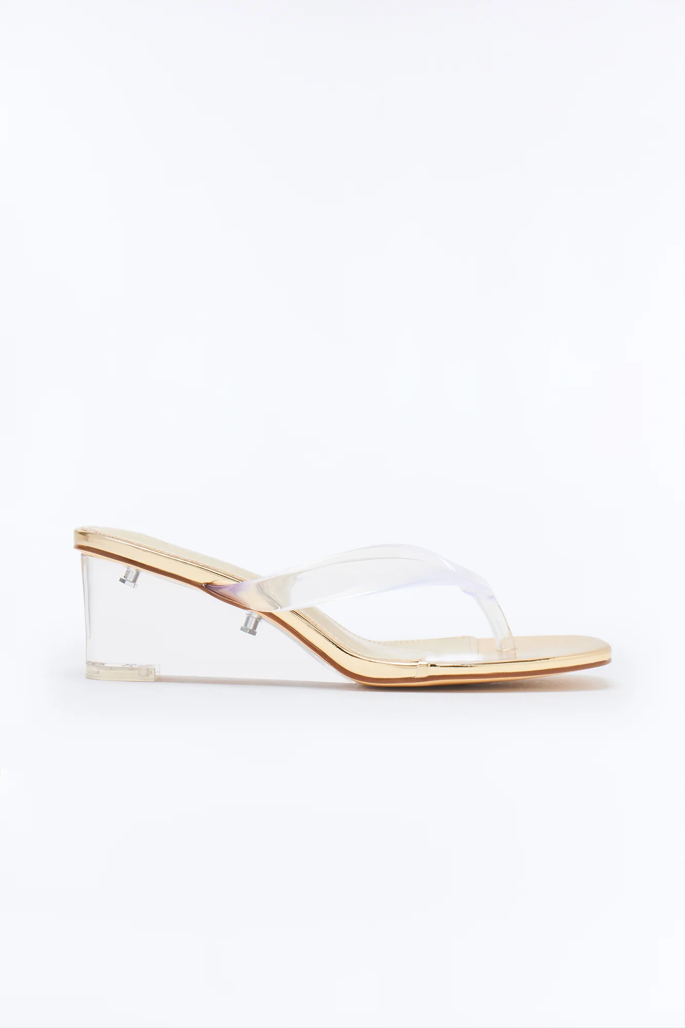 Spree Thong Wedges - Gold - Image 2