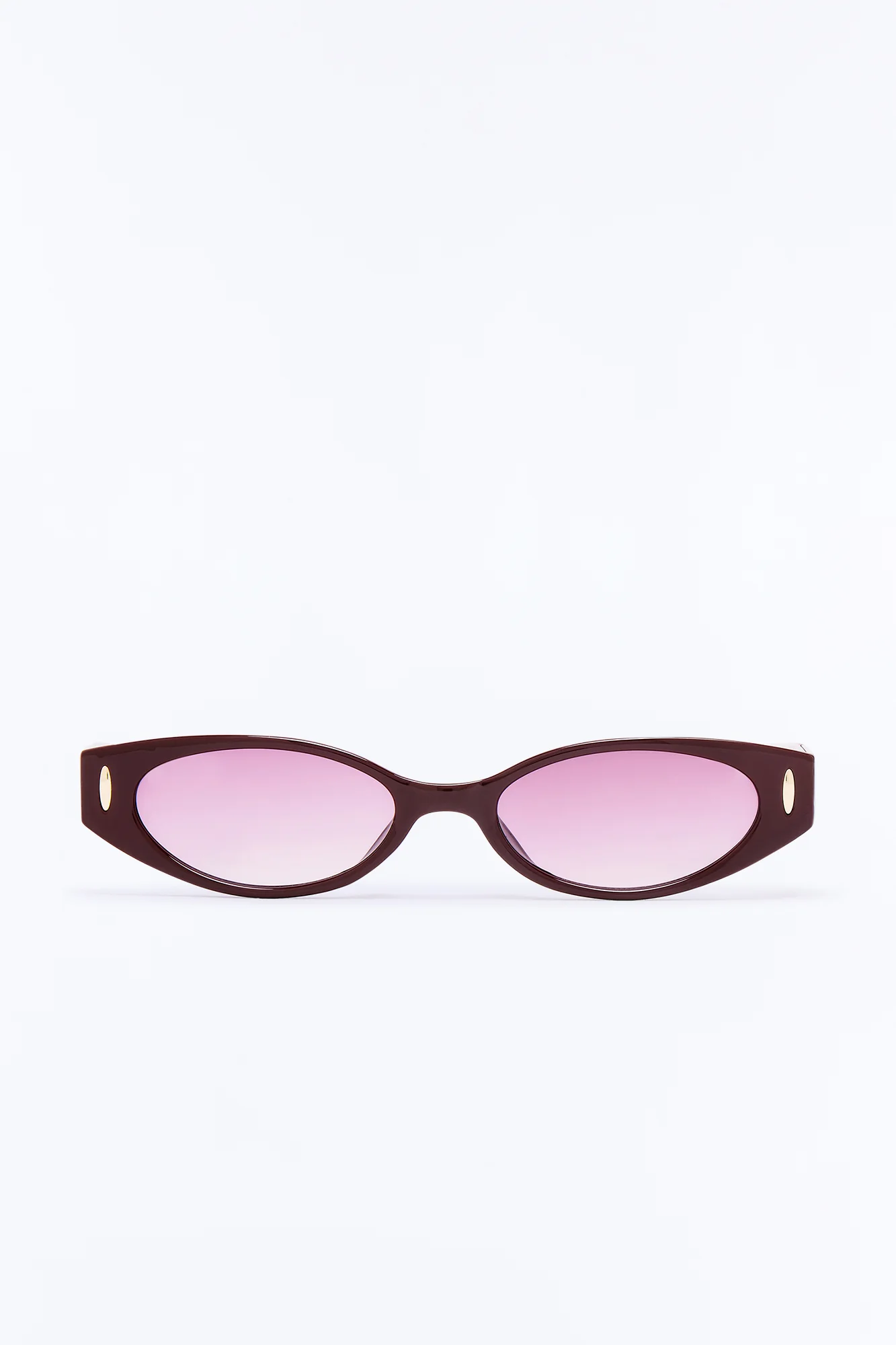 Sprinkle Sprinkle Sunglasses - Burgundy - Image 3