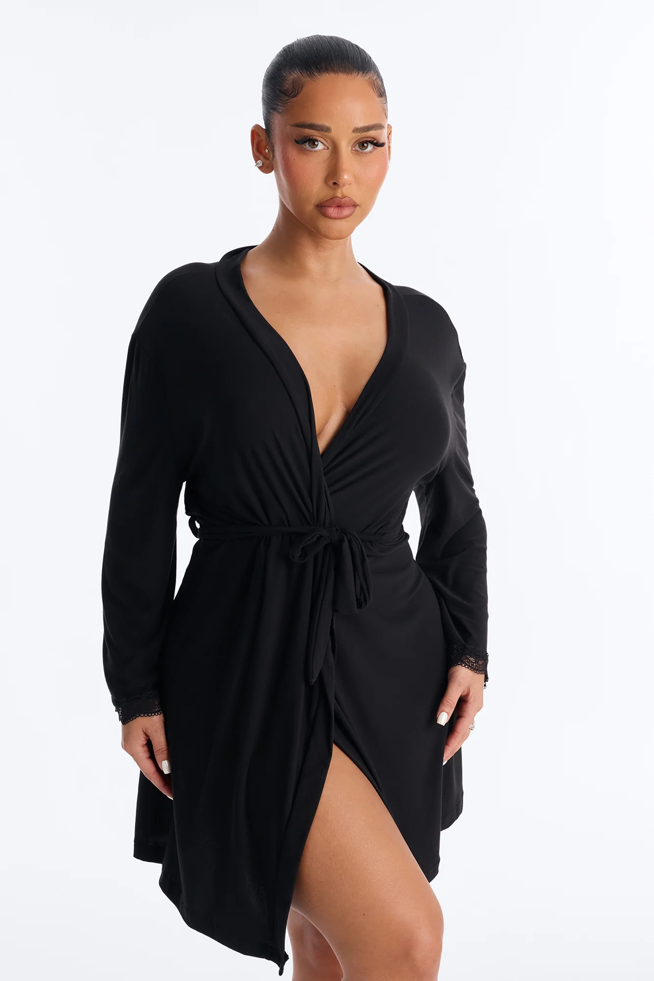 Squad Needs A Martini Robe - Black - Image 2