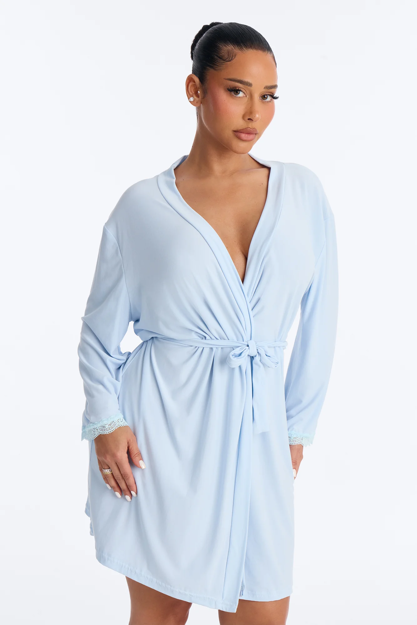 Squad Needs A Martini Robe - Light Blue - Image 2