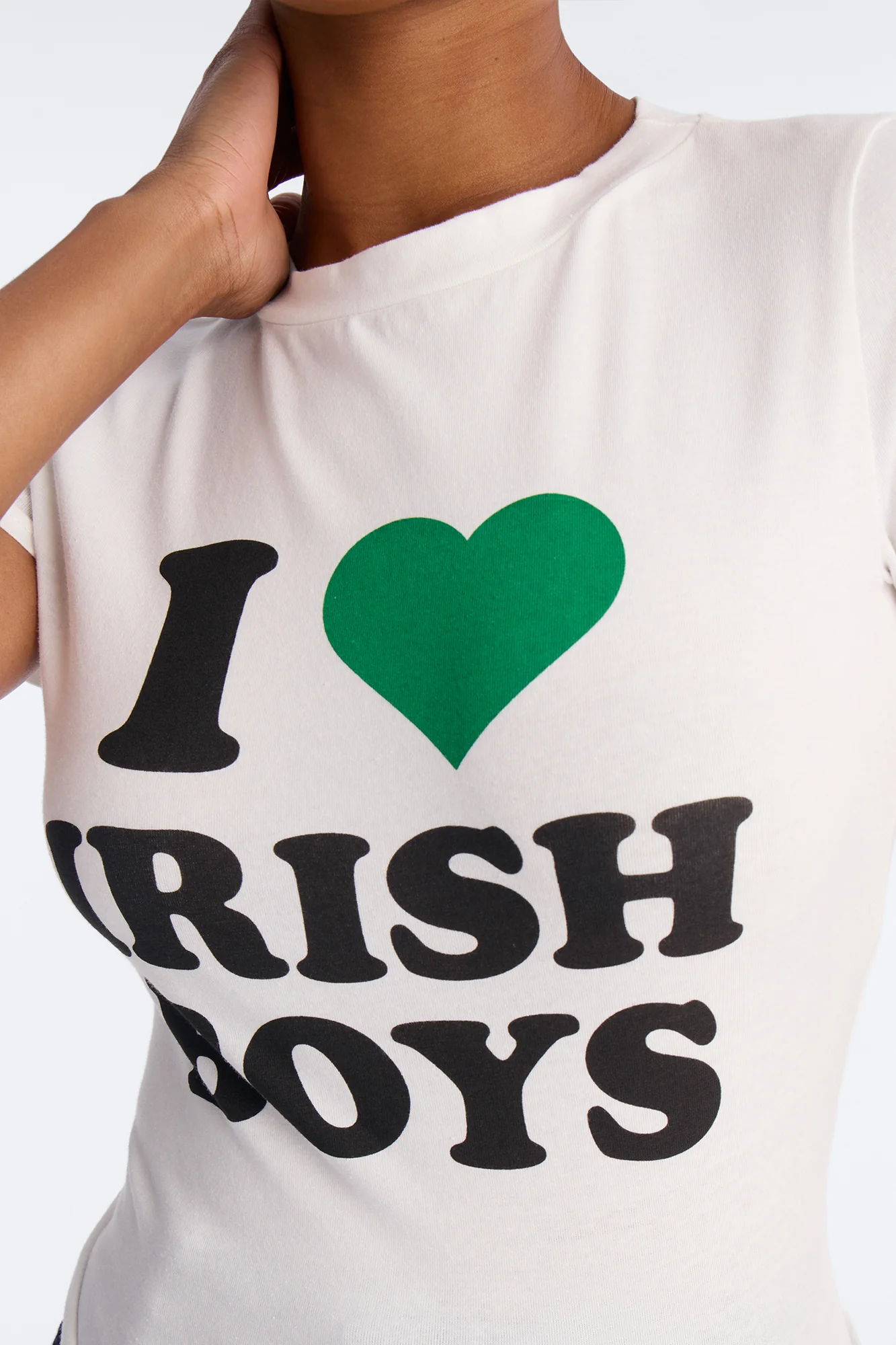 St. Patrick's Day I Heart Irish Boys - White - Image 3
