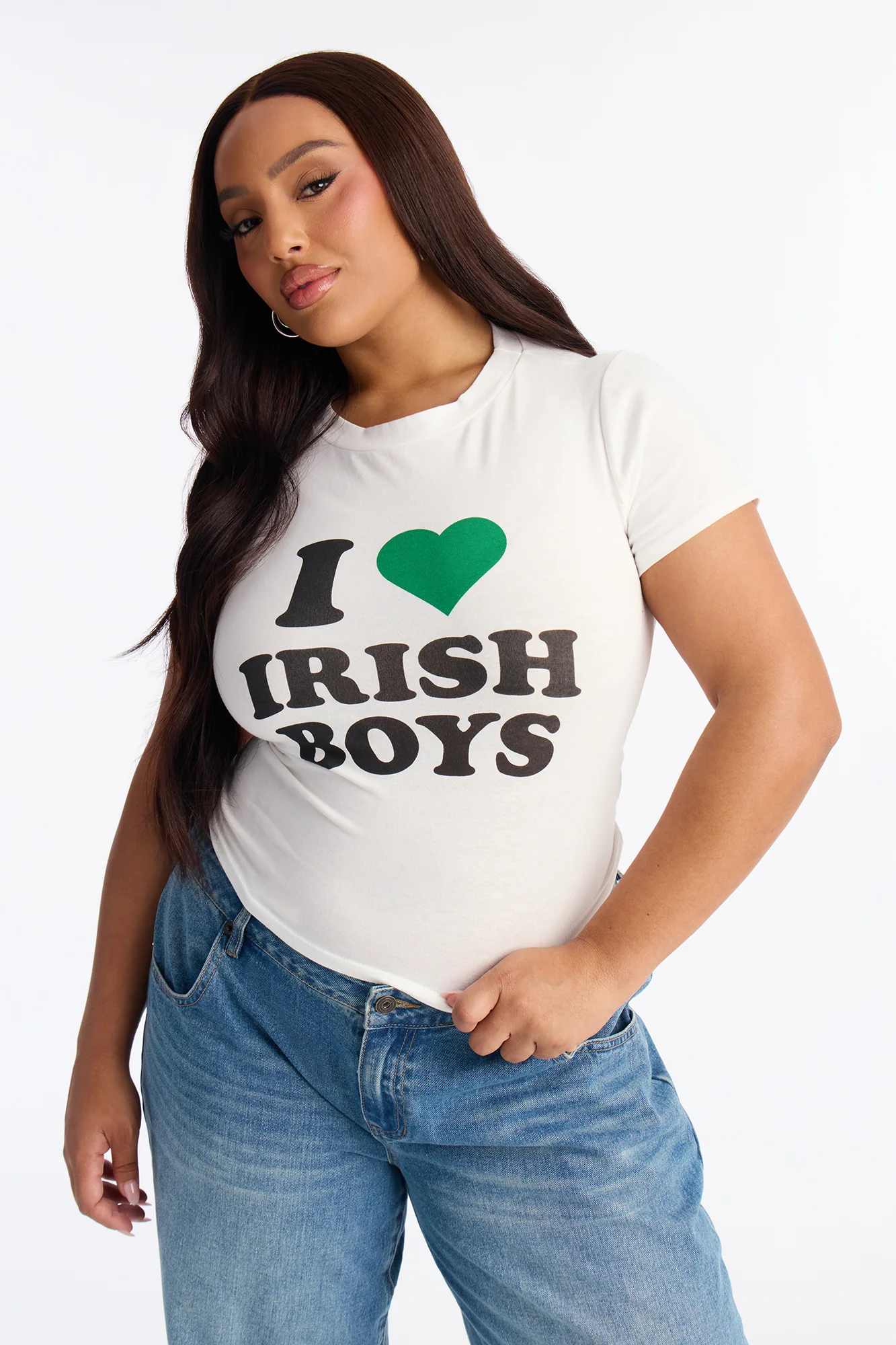 St. Patrick's Day I Heart Irish Boys - White - Image 5
