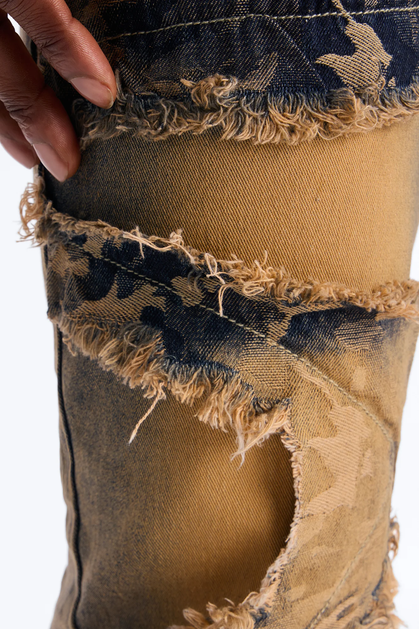 Stacked Skinny Flare With Tapestry Hit Jean - Vintage Wash - Image 4