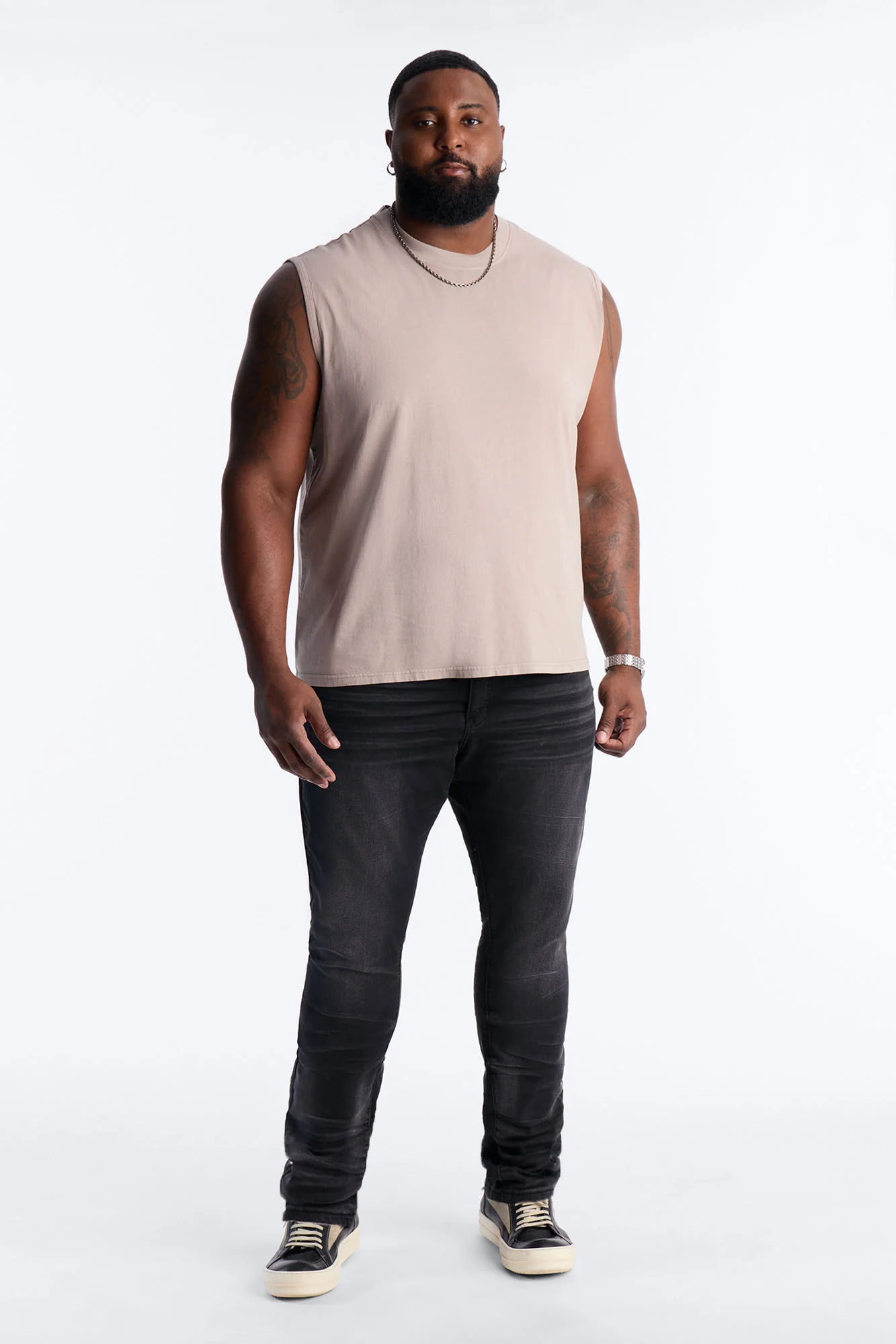 Stacked Skinny Nova Stretch Jean - Black Wash - Image 6