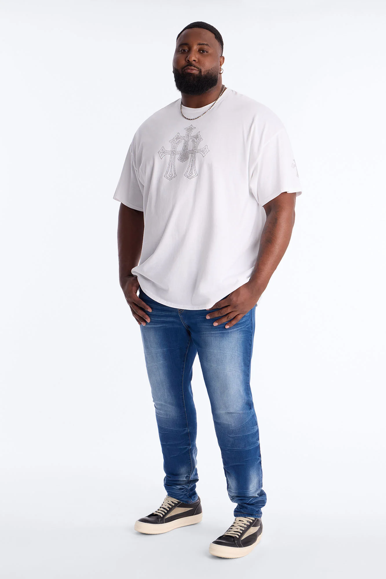 Stacked Skinny Nova Stretch Jean - Medium Blue Wash - Image 7