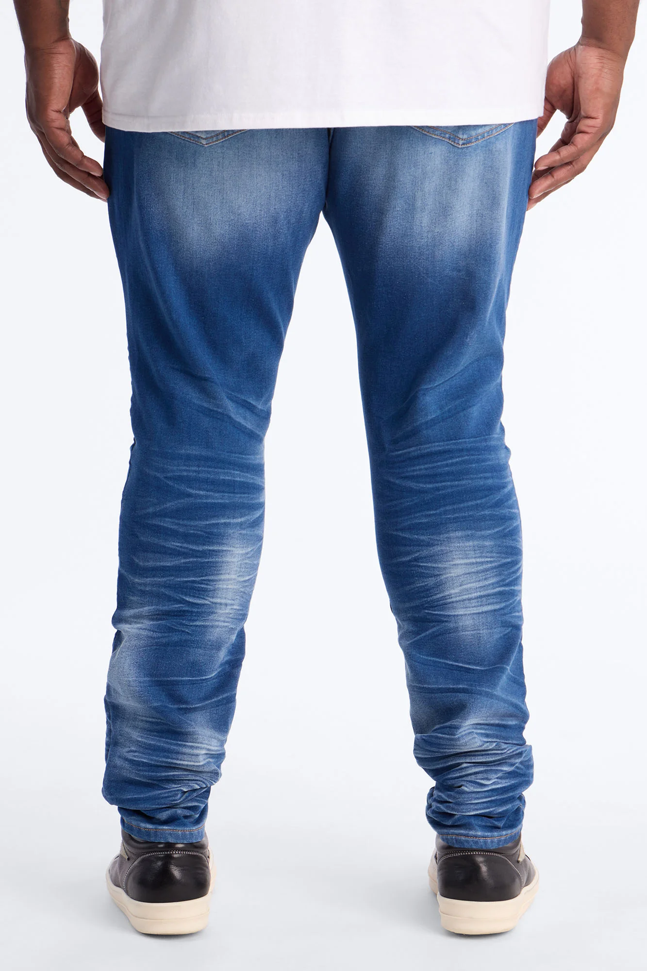 Stacked Skinny Nova Stretch Jean - Medium Blue Wash - Image 9