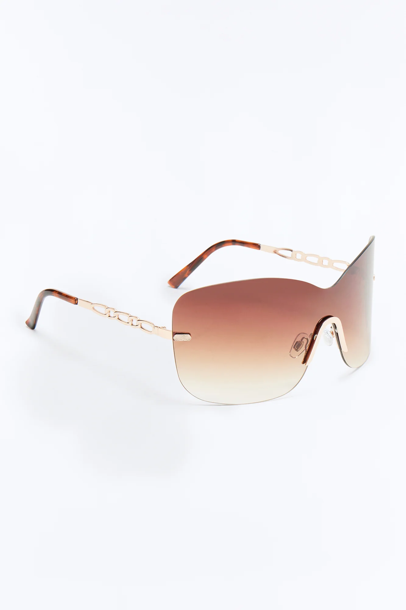 Stacy Shield Sunglasses - Brown/combo - Image 4