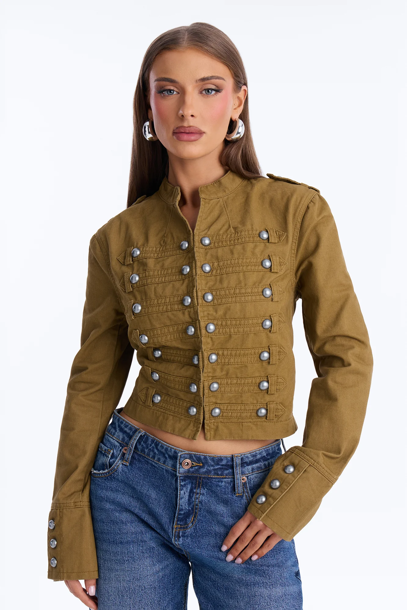 Stand For Something Twill Militant Conductor Jacket - Moss