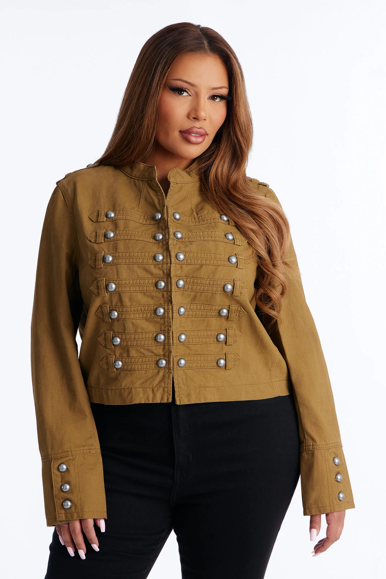 Stand For Something Twill Militant Conductor Jacket - Moss - Image 5